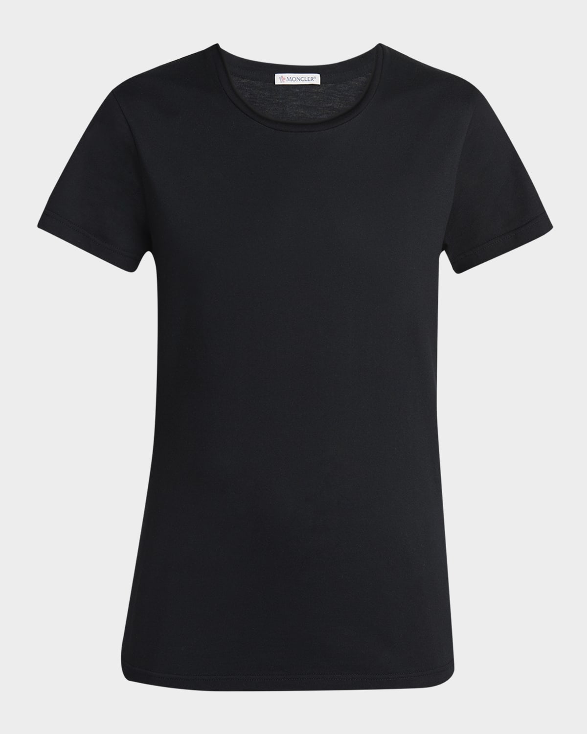 Shop Moncler Short-sleeve T-shirt In Black