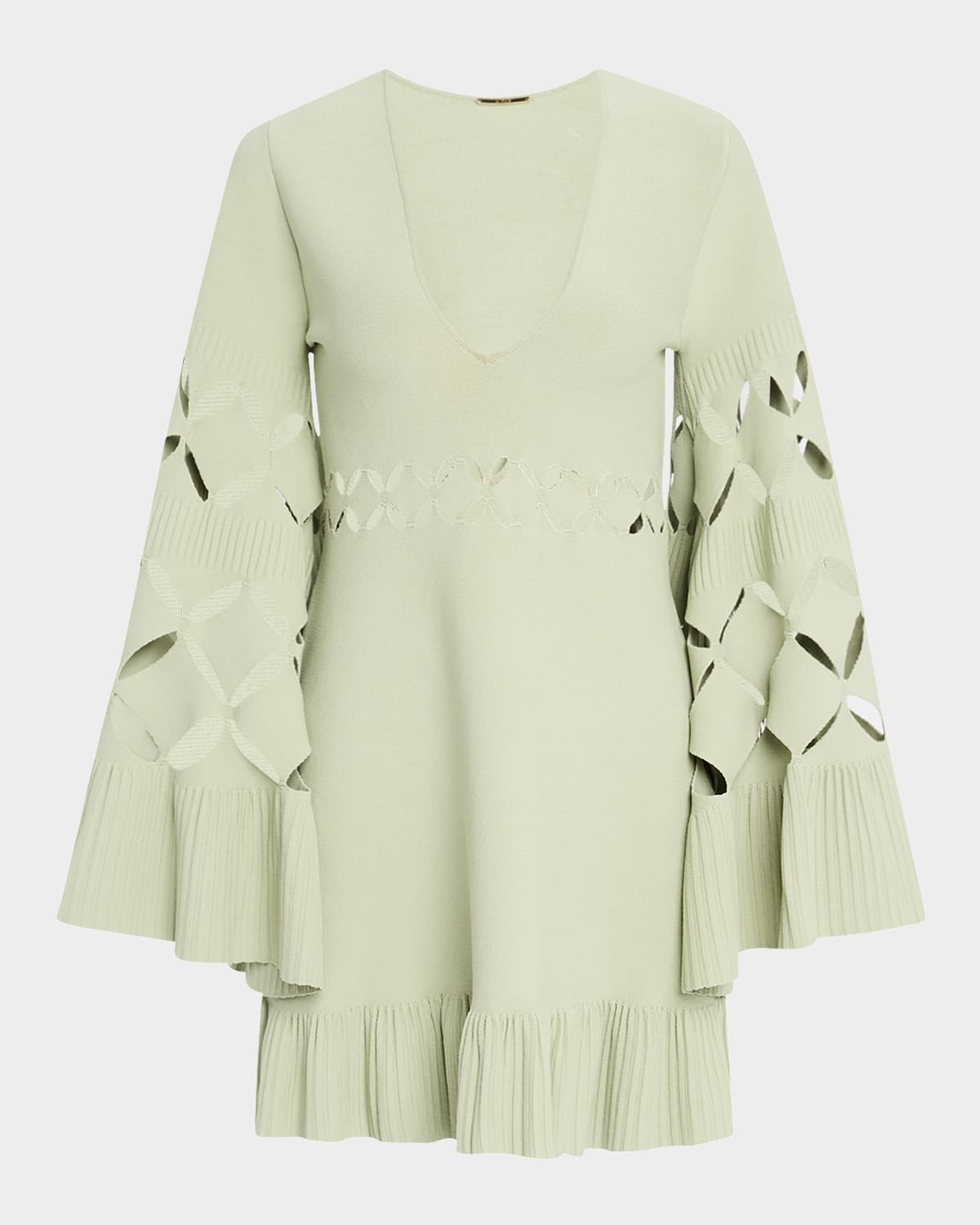ALEXIS LINDEN LONG-SLEEVE CUT-OUT DRESS 