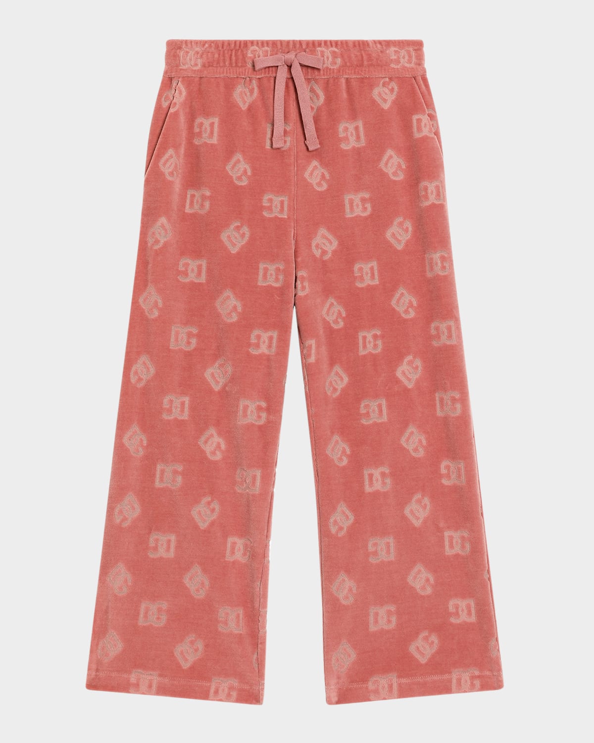 Dolce & Gabbana Logo-print Trousers In Medpink