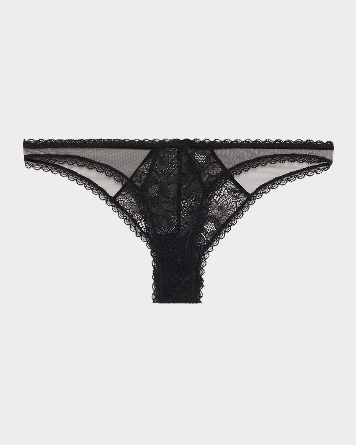 Dahlia Scalloped Floral Lace Panty