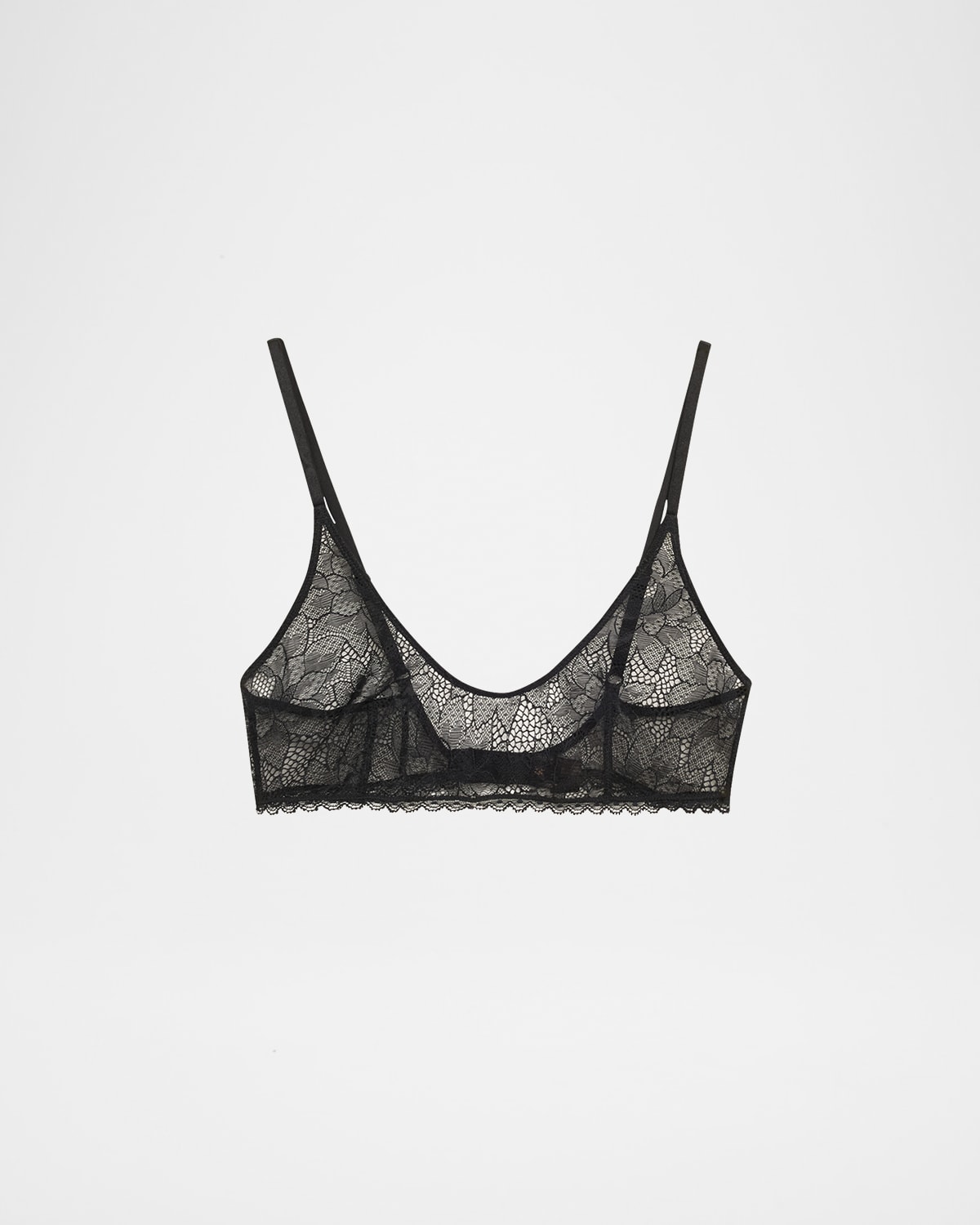 Dahlia Floral Lace Soft Bra