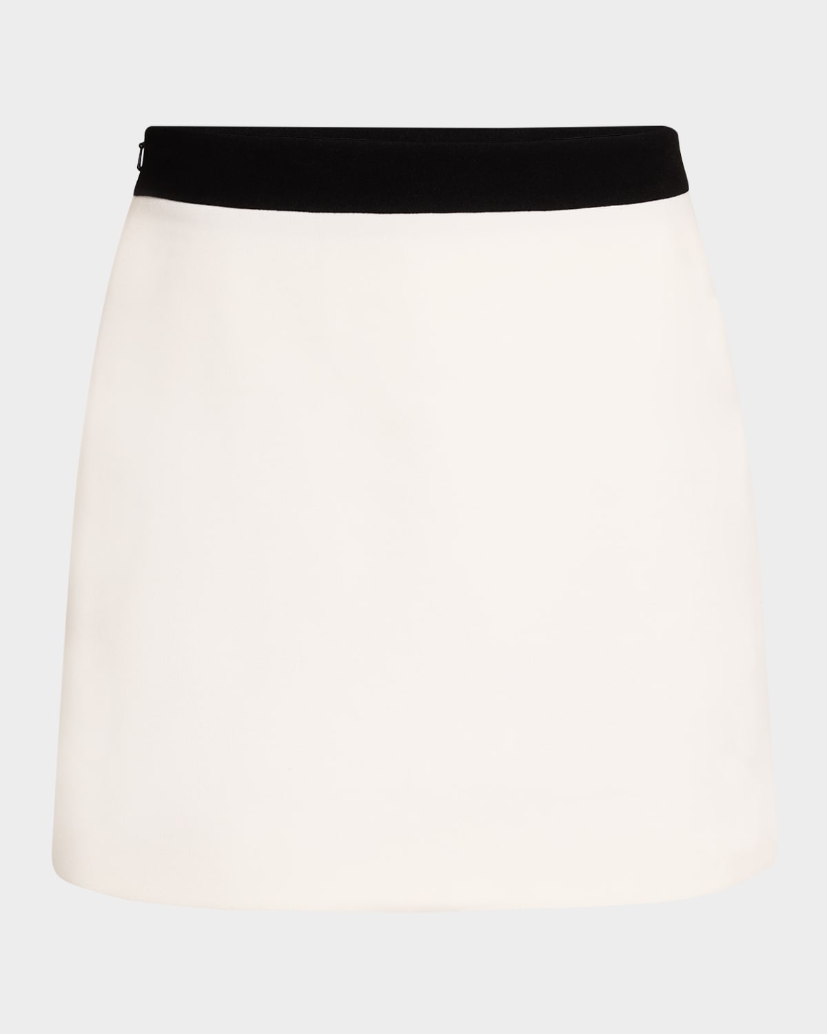 Shop Sans Faff Contrast Mini Skirt In White