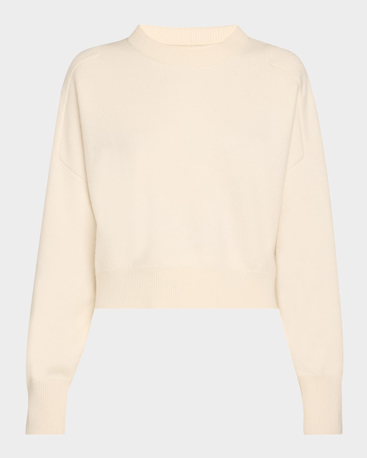 LOULOU STUDIO MIRO BOXY CASHMERE CREWNECK SWEATER 