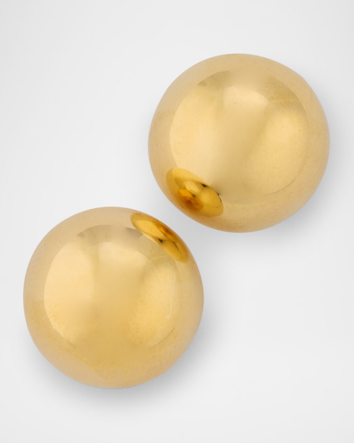 14K Yellow Gold Bold Medium Inverted Teardrop Earrings