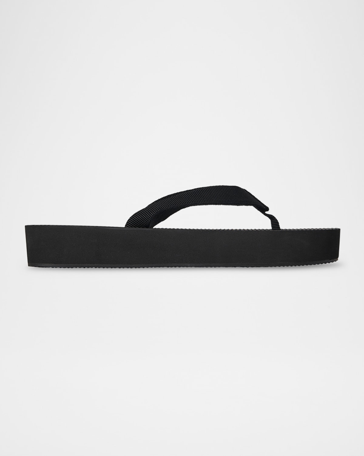 THE ROW DUNE COTTON FLATFORM THONG SANDALS 