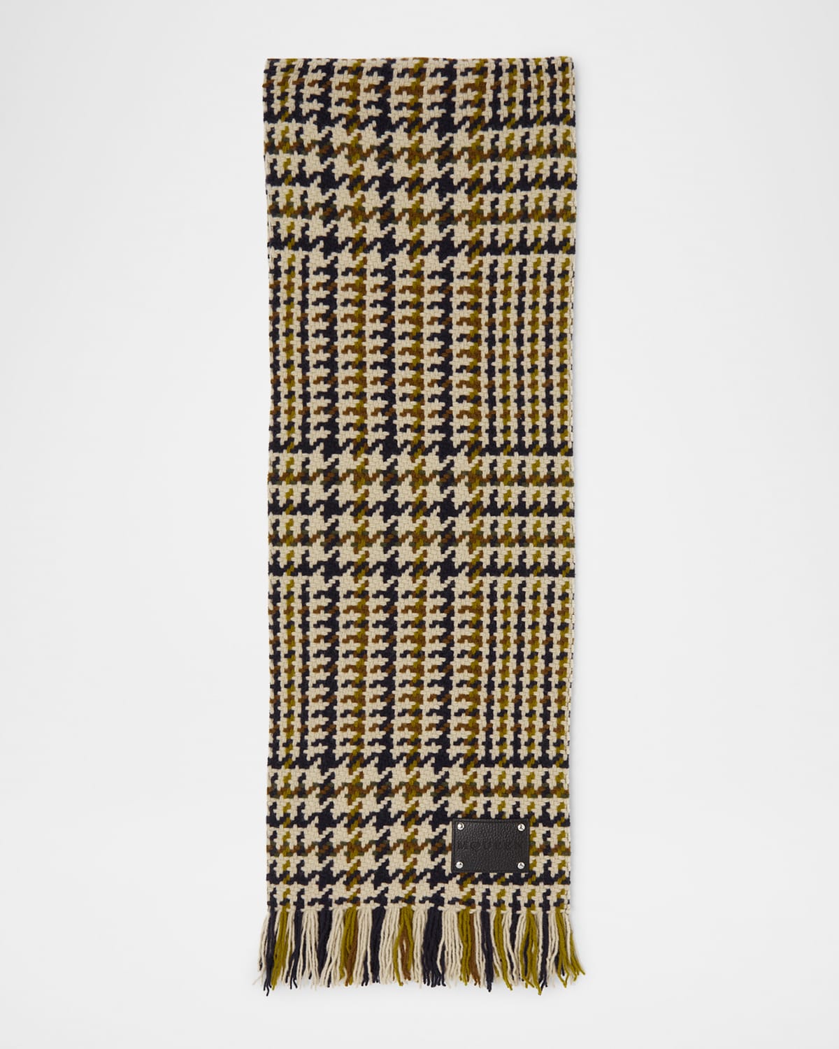 Exploded Country Houndstooth-Print Scarf