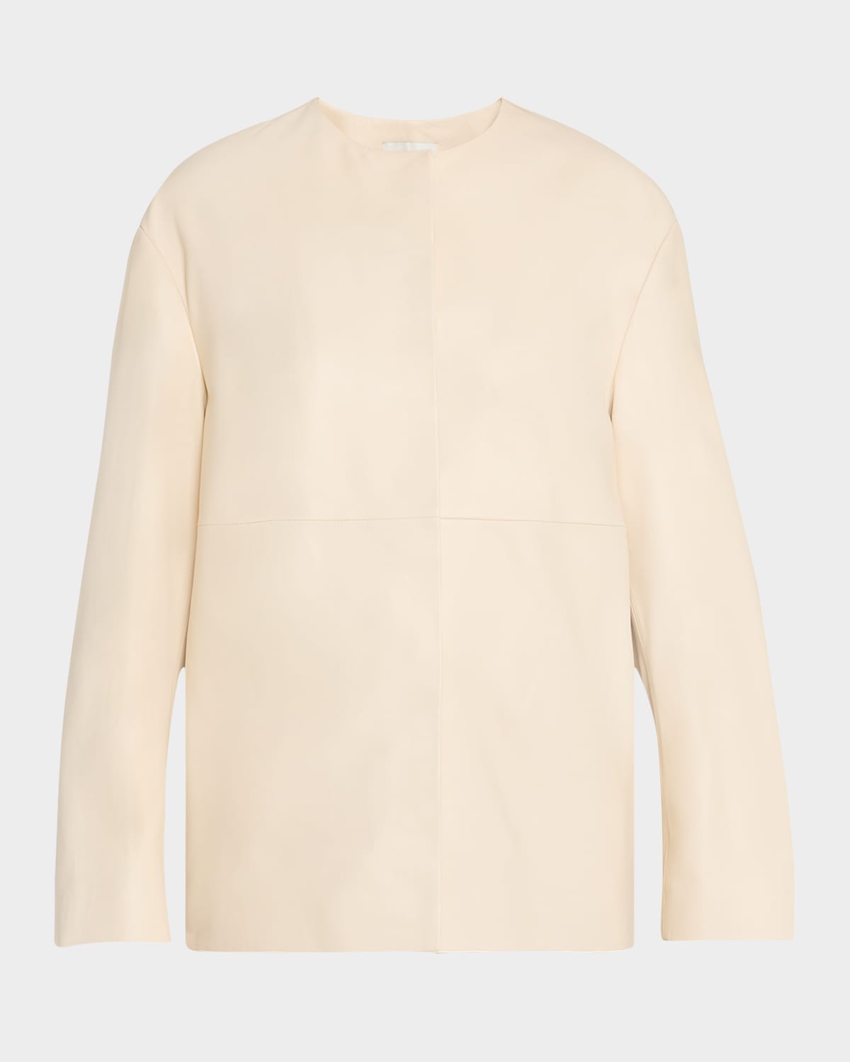 LOULOU STUDIO ATALIA PANELED LEATHER COAT 