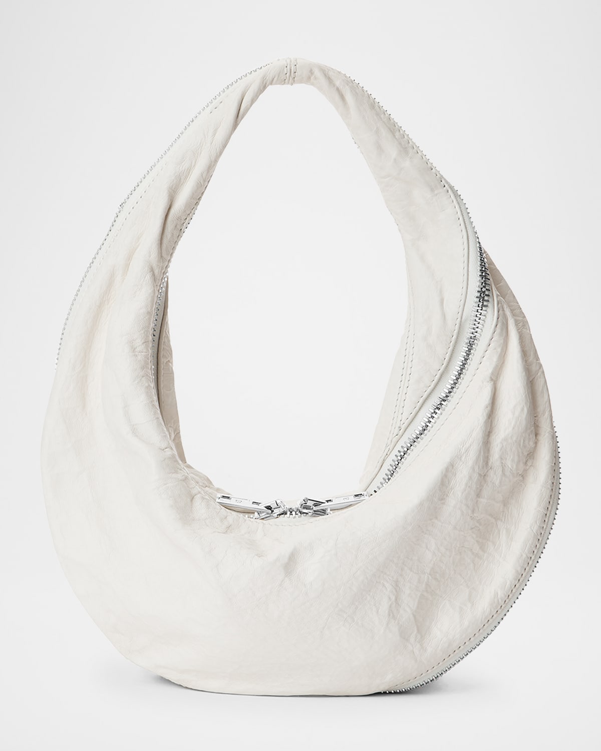 ALEXANDER WANG TWYST ZIP LEATHER TOP-HANDLE BAG 