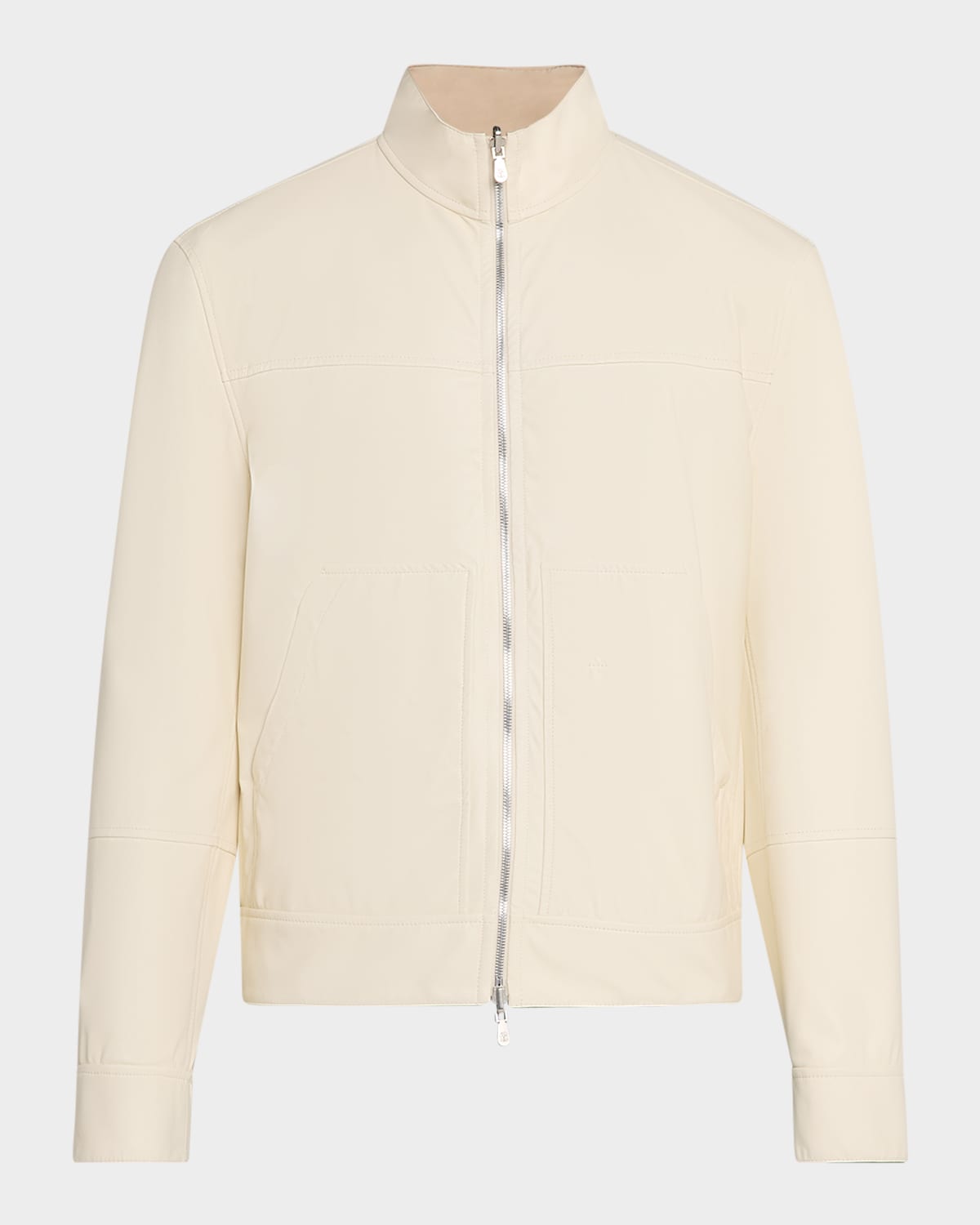 Men's Two-Tone Reversible Leather Jacket