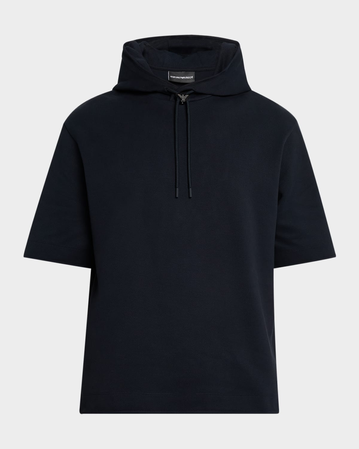 Men's Jersey Modal Oversized Short-Sleeve Hoodie