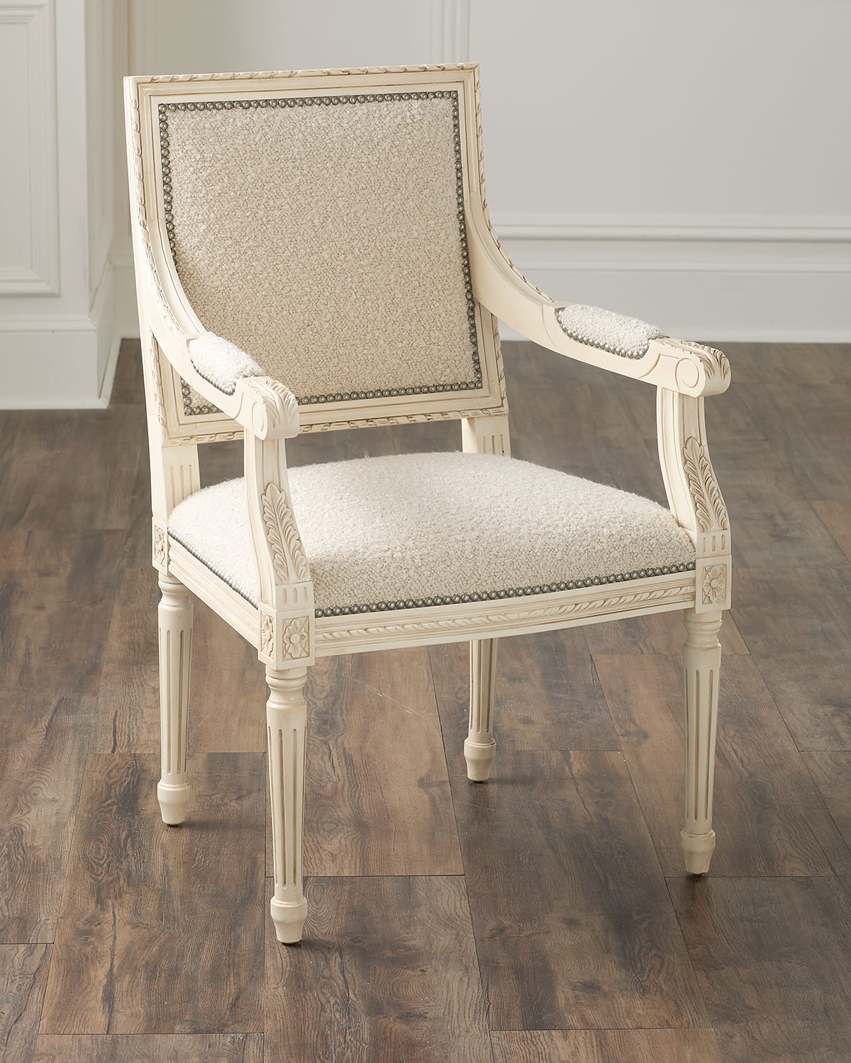 Massoud Ankara Dining Arm Chair In Blush