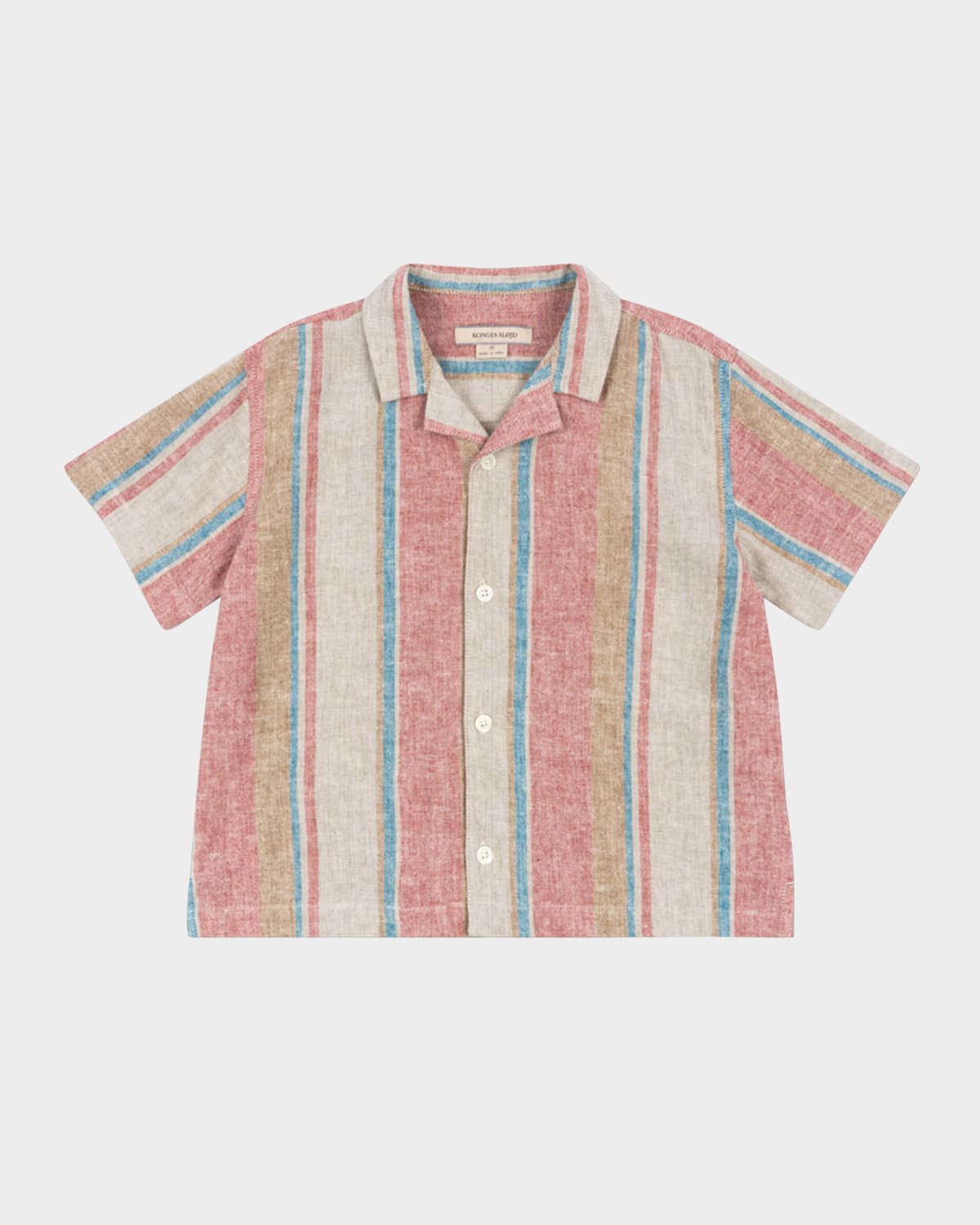 KONGES SLOJD BOY'S VENICE STRIPE BUTTON DOWN SHIRT 