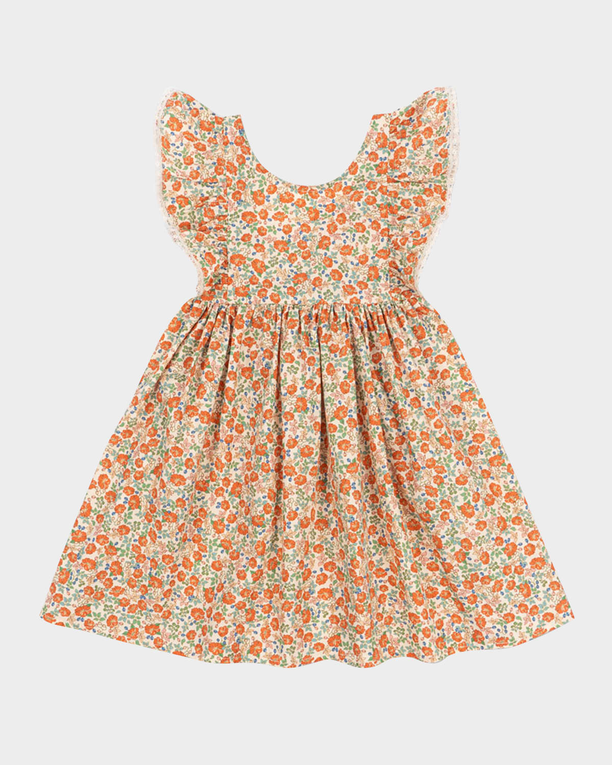 KONGES SLOJD GIRL'S VERBENA PRINTED DRESS 