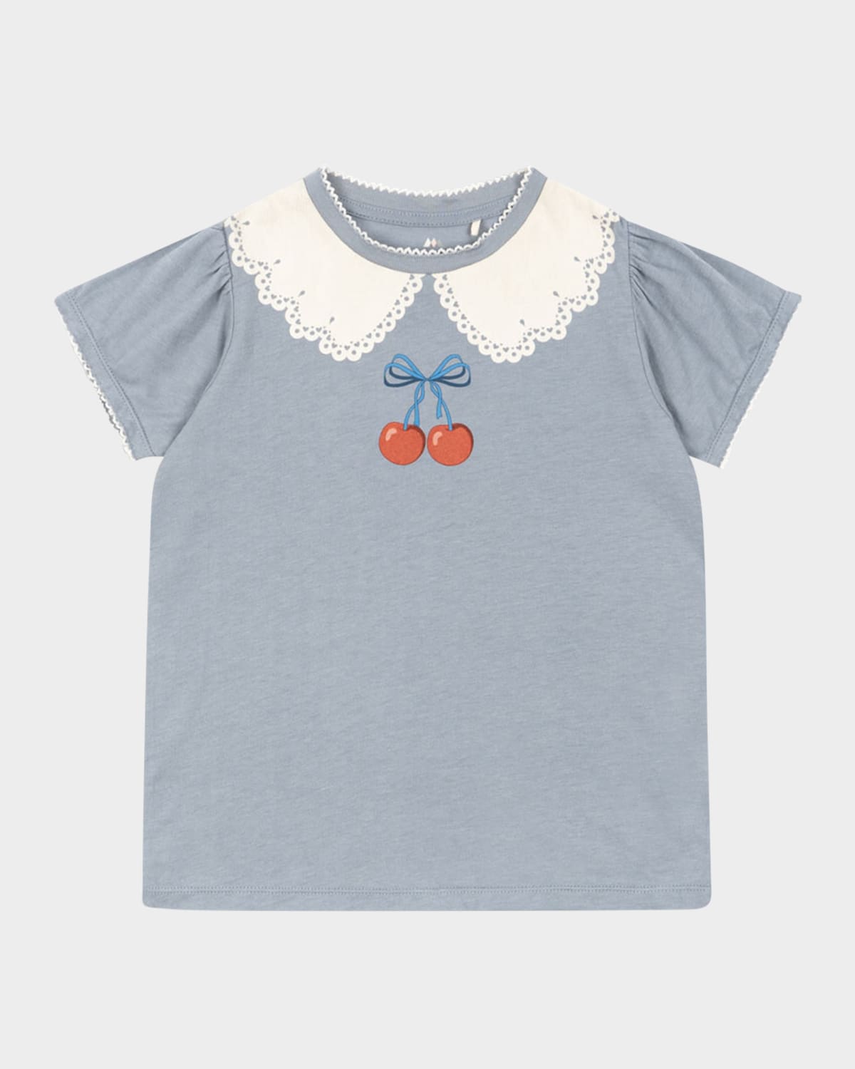 KONGES SLOJD GIRL'S FAMO CHERRY-PRINT T-SHIRT 
