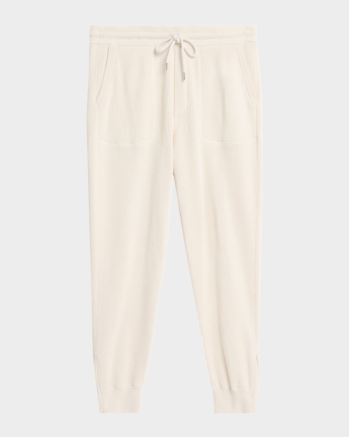 Men's Ribbed Cotton Sweatpants
