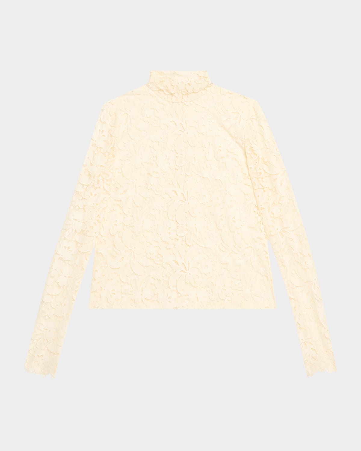 A.L.C. Indy Lace Turtleneck Top