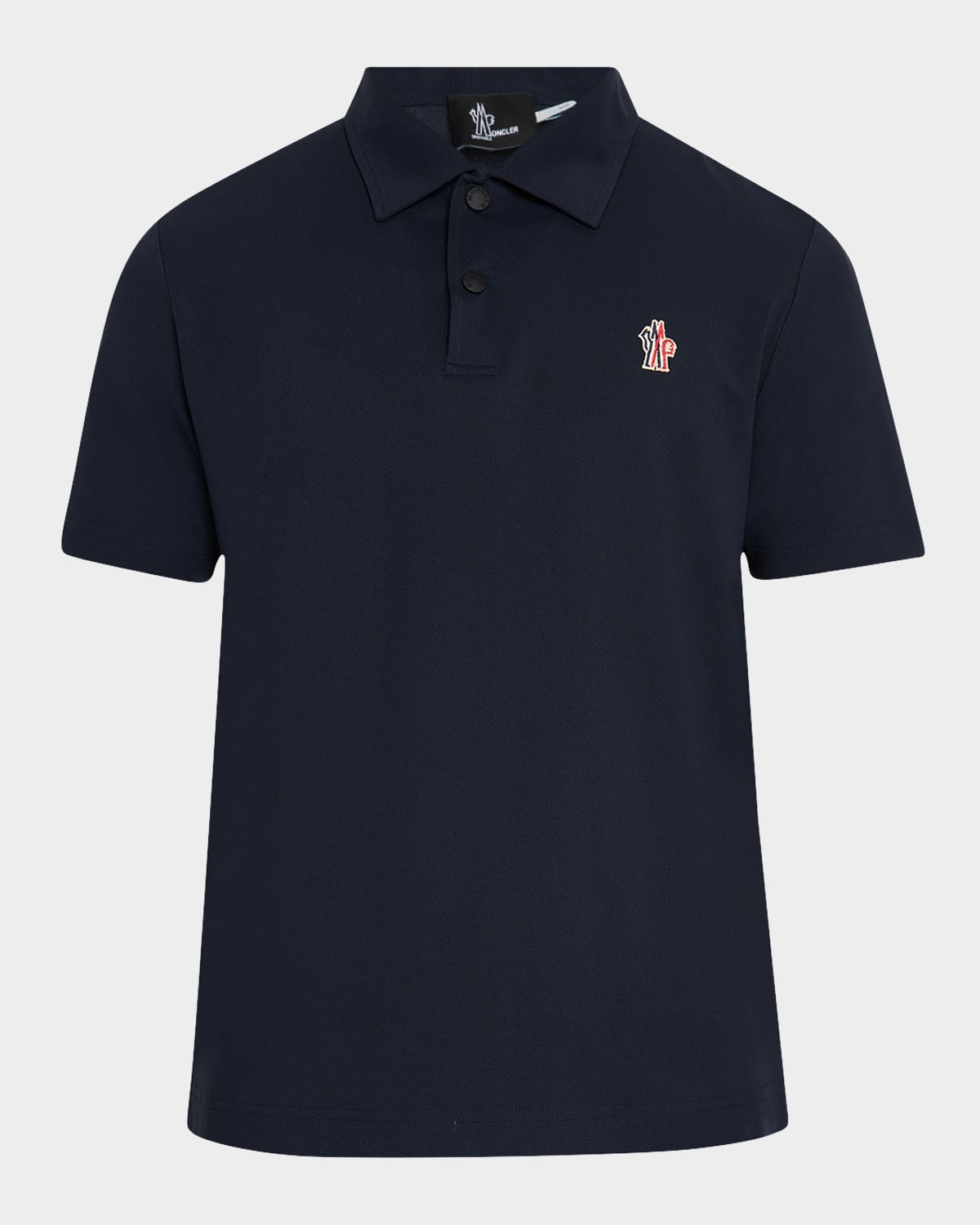 Men's Logo Patch Polo Shirt