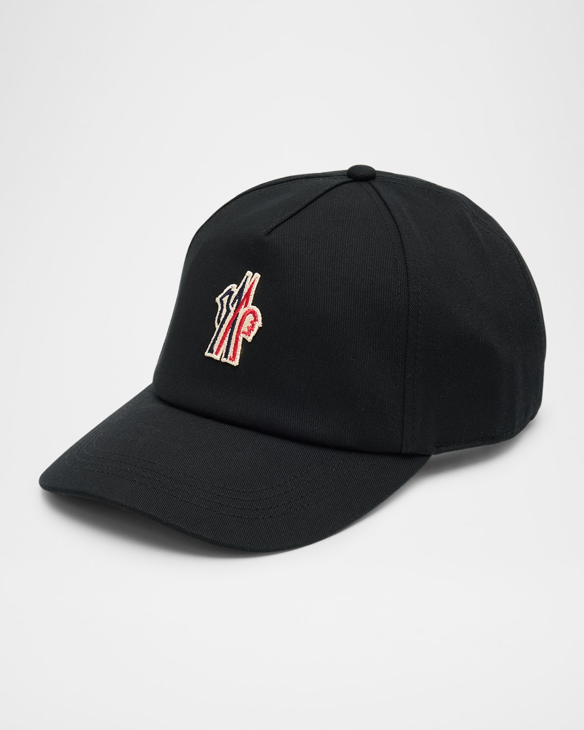 Shop Moncler Men's Logo Baseball Hat In Black