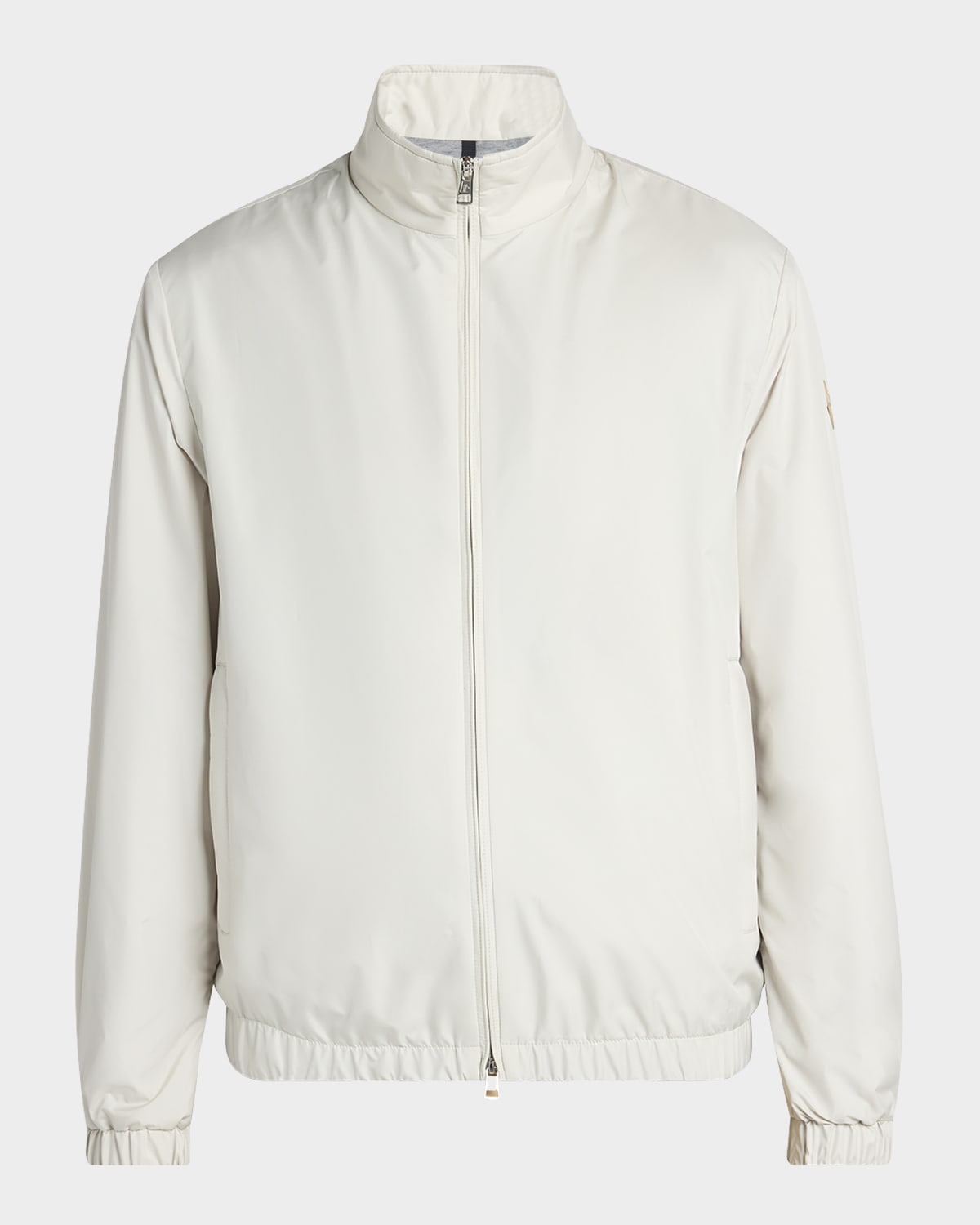 Moncler Men's Meidassa Wind-resistant Jacket In Light Grey