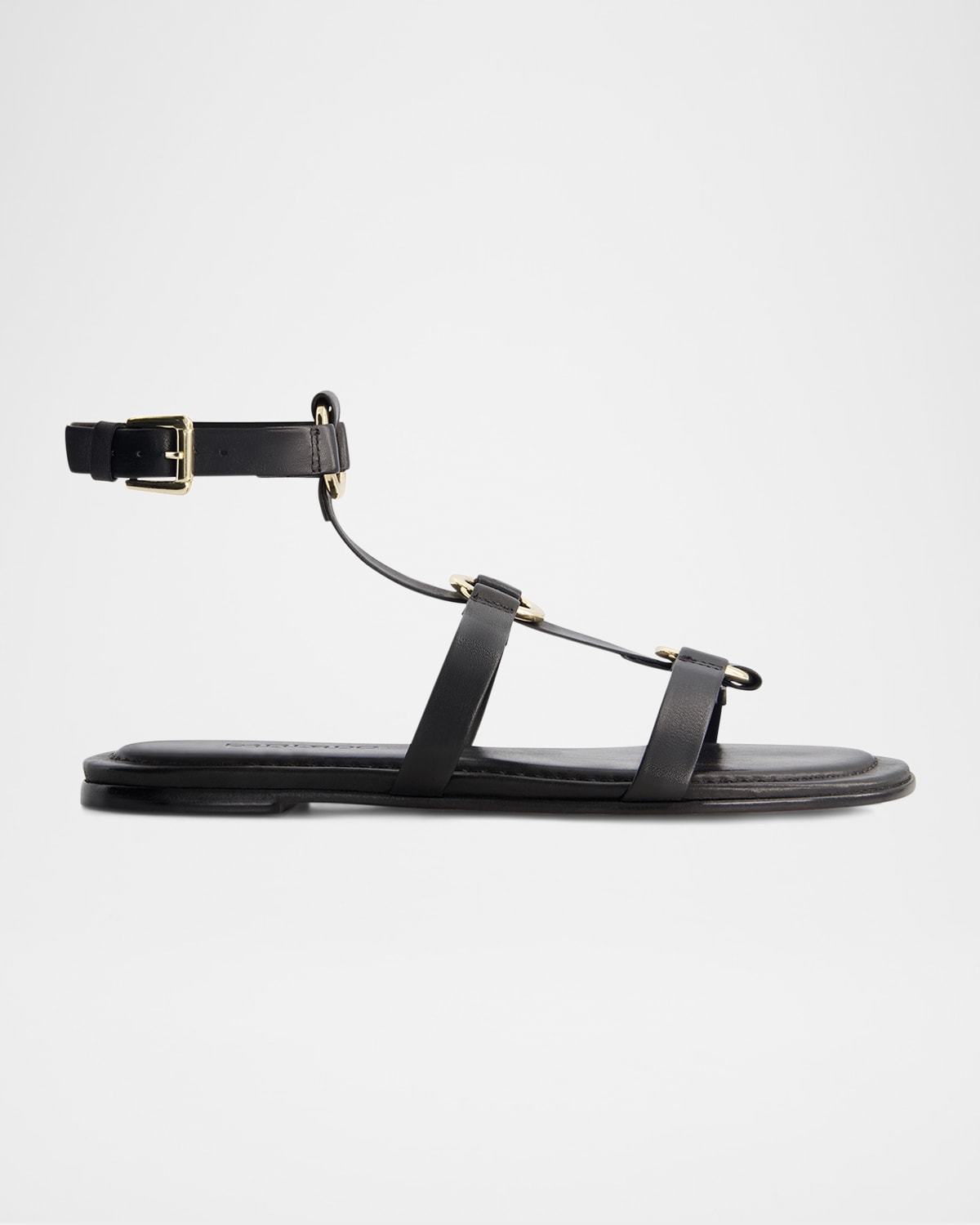 Tuni Leather Thong Slingback Sandals