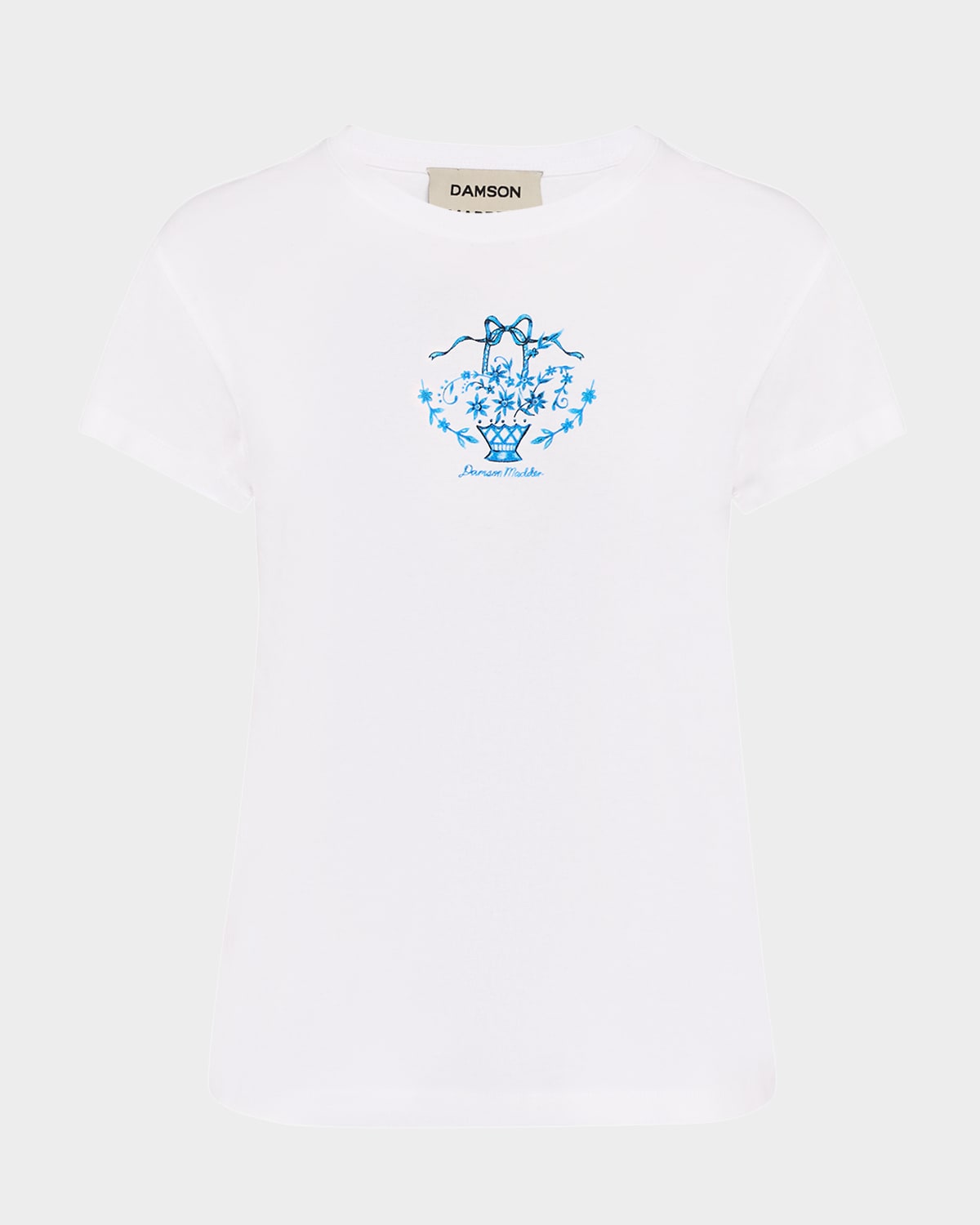 DAMSON MADDER SHRUNKEN FLOWER BASKET TEE 