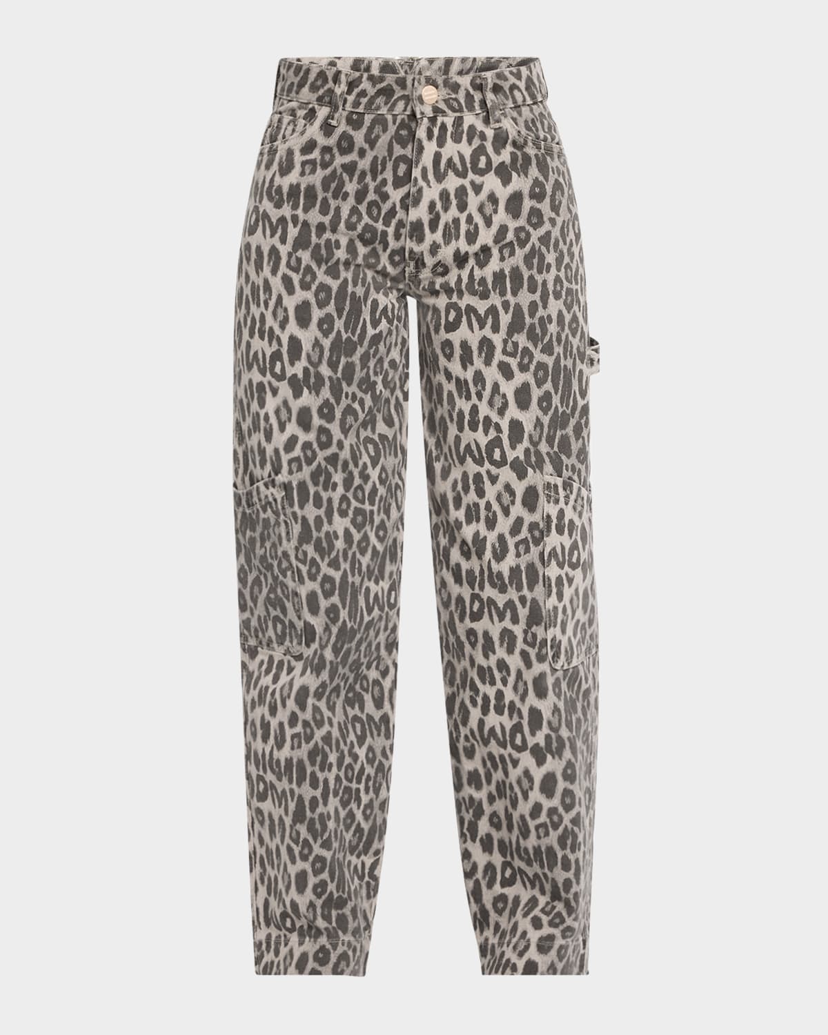 DAMSON MADDER DREW LEOPARD CARGO PANTS 