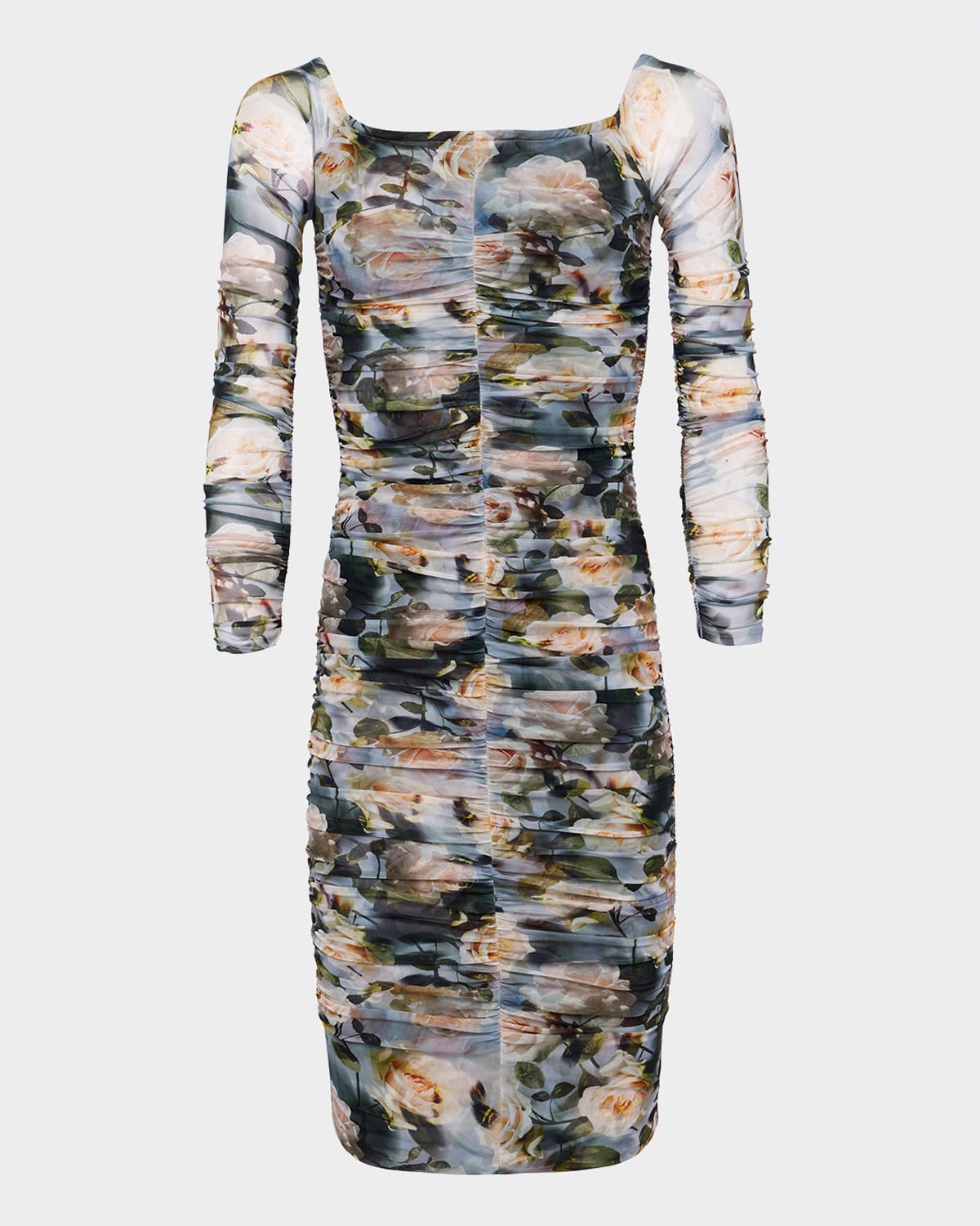 Morgana Ruched Off-Shoulder Dress