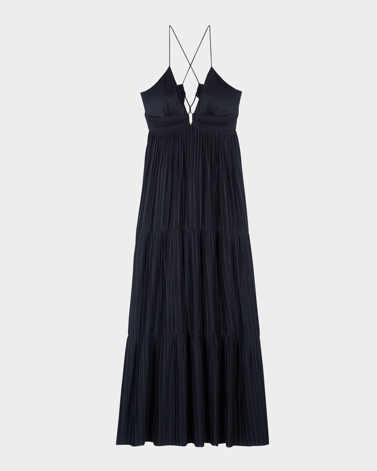 Wasta Deep-V Maxi Dress