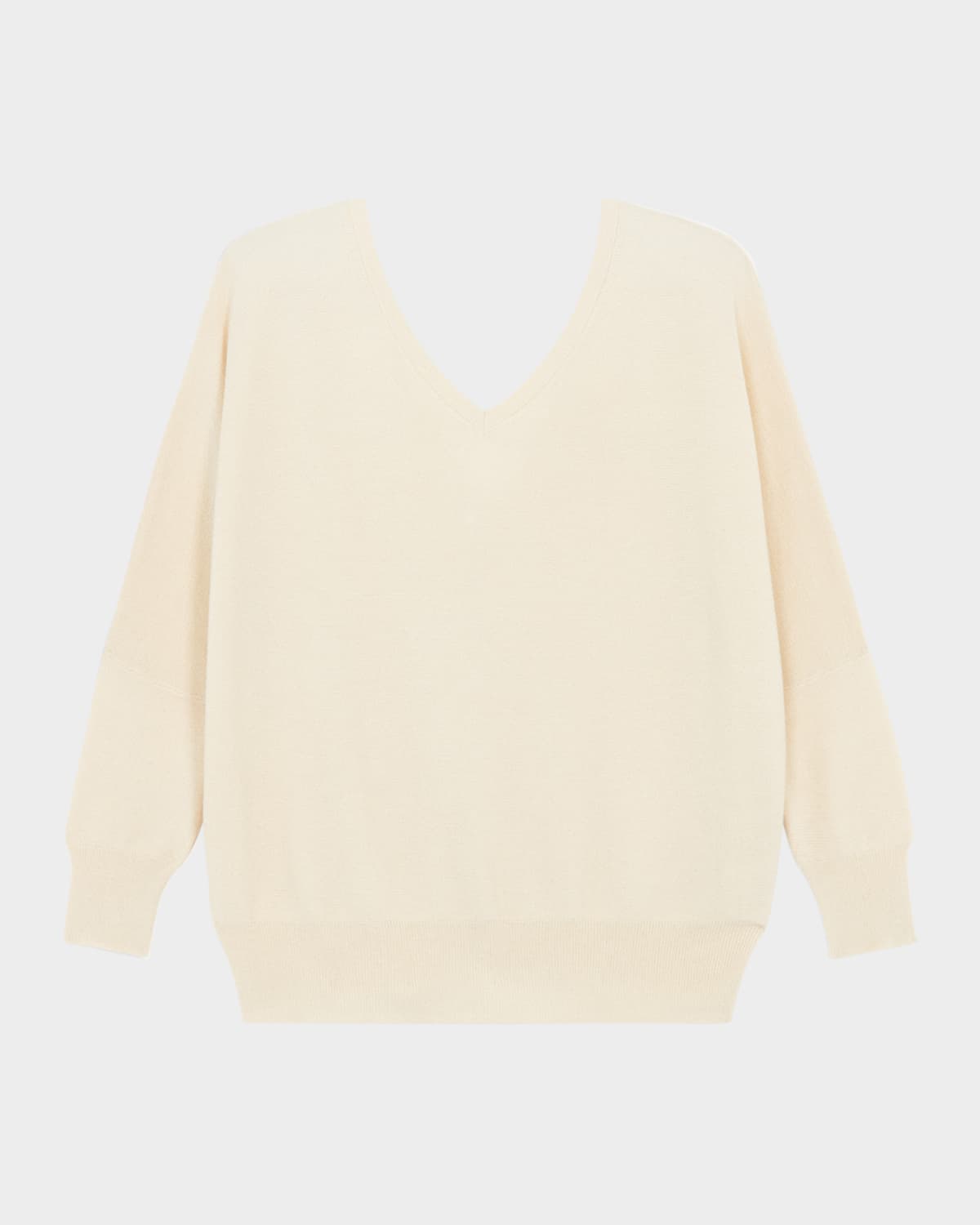 Ba&sh Elsy Backless Sweater In Ecru