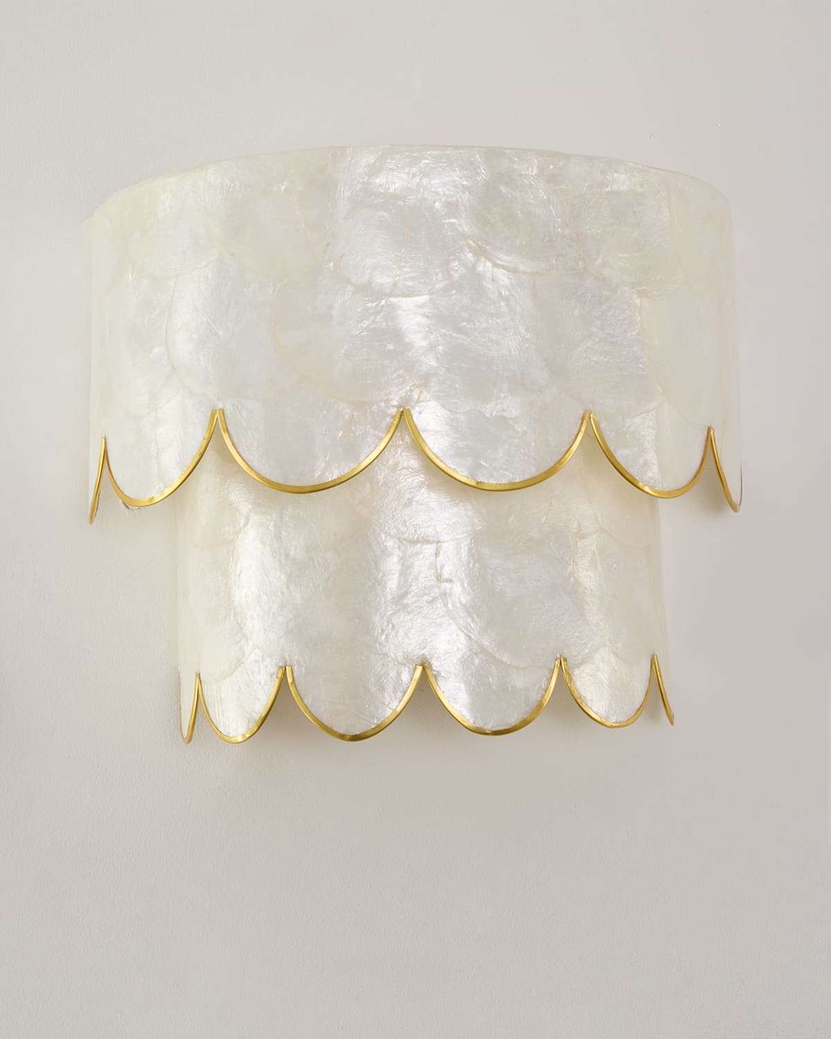 Neiman Marcus Scalloped Sconce