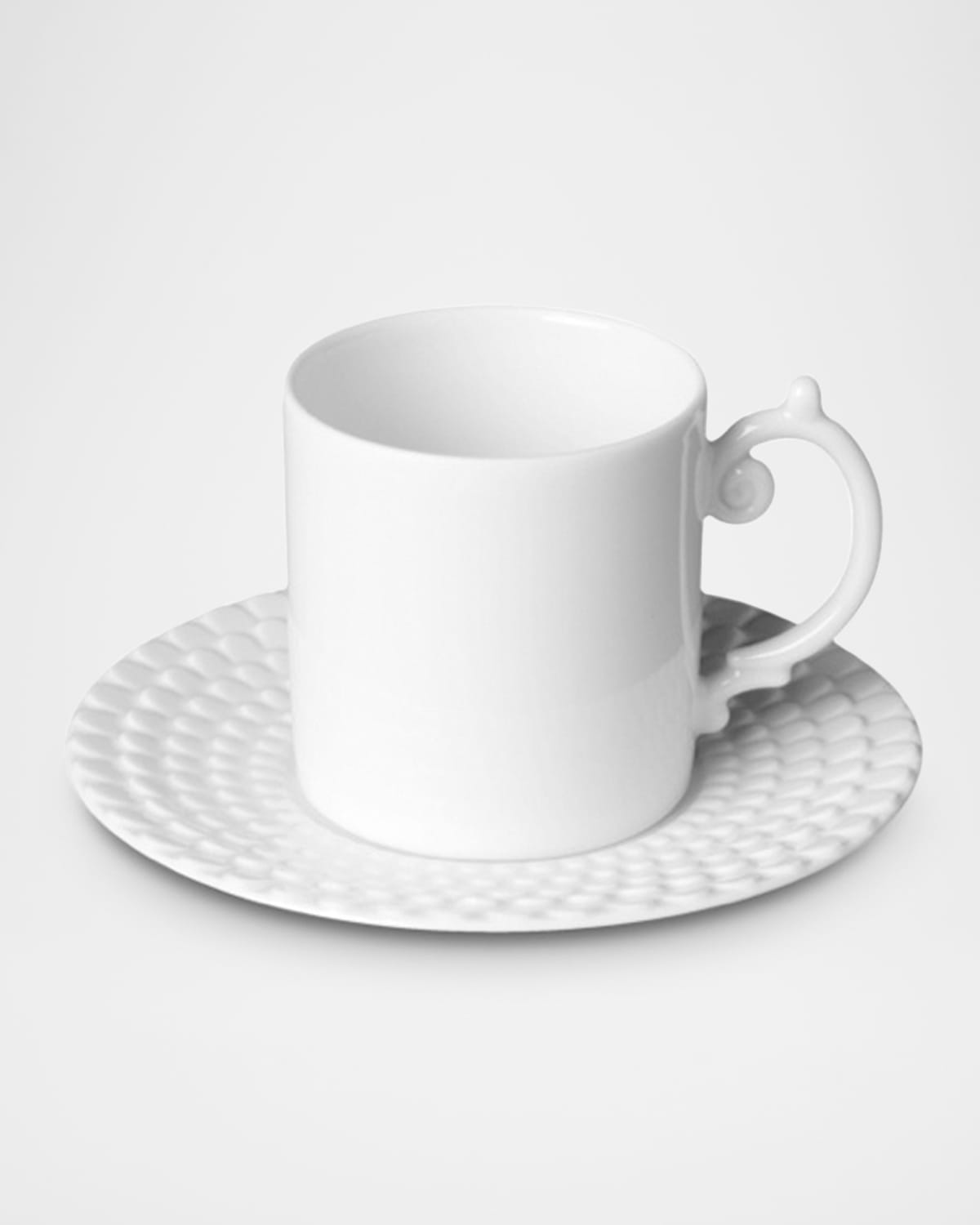 L'objet Aegean Espresso Cup & Saucer In White