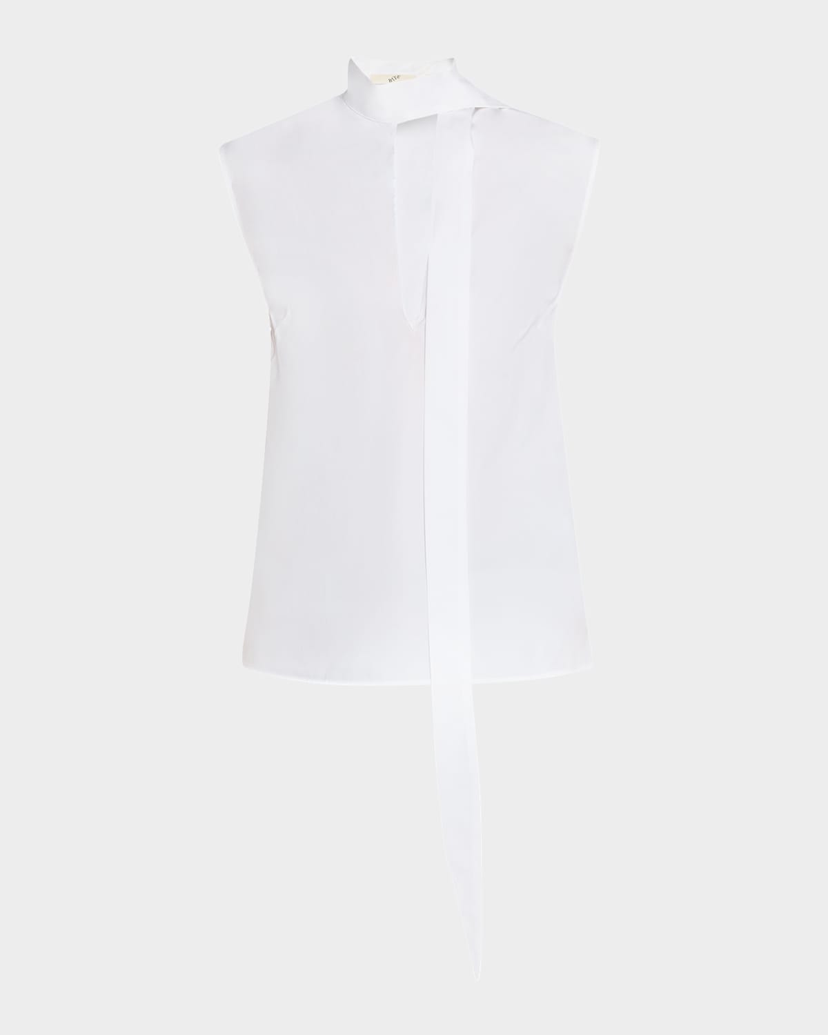 Shop Bite Studios Organic Cotton Scarf Top In White