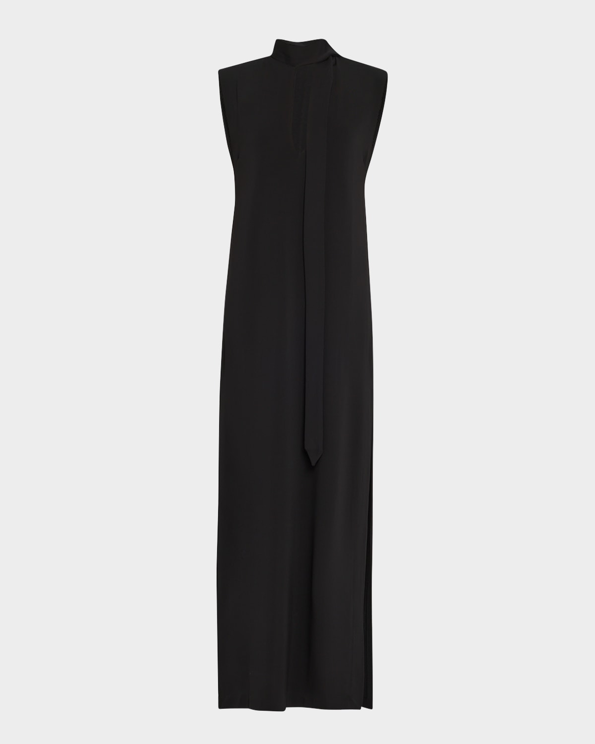 Bite Studios La Nuit Scarf Maxi Dress In Black