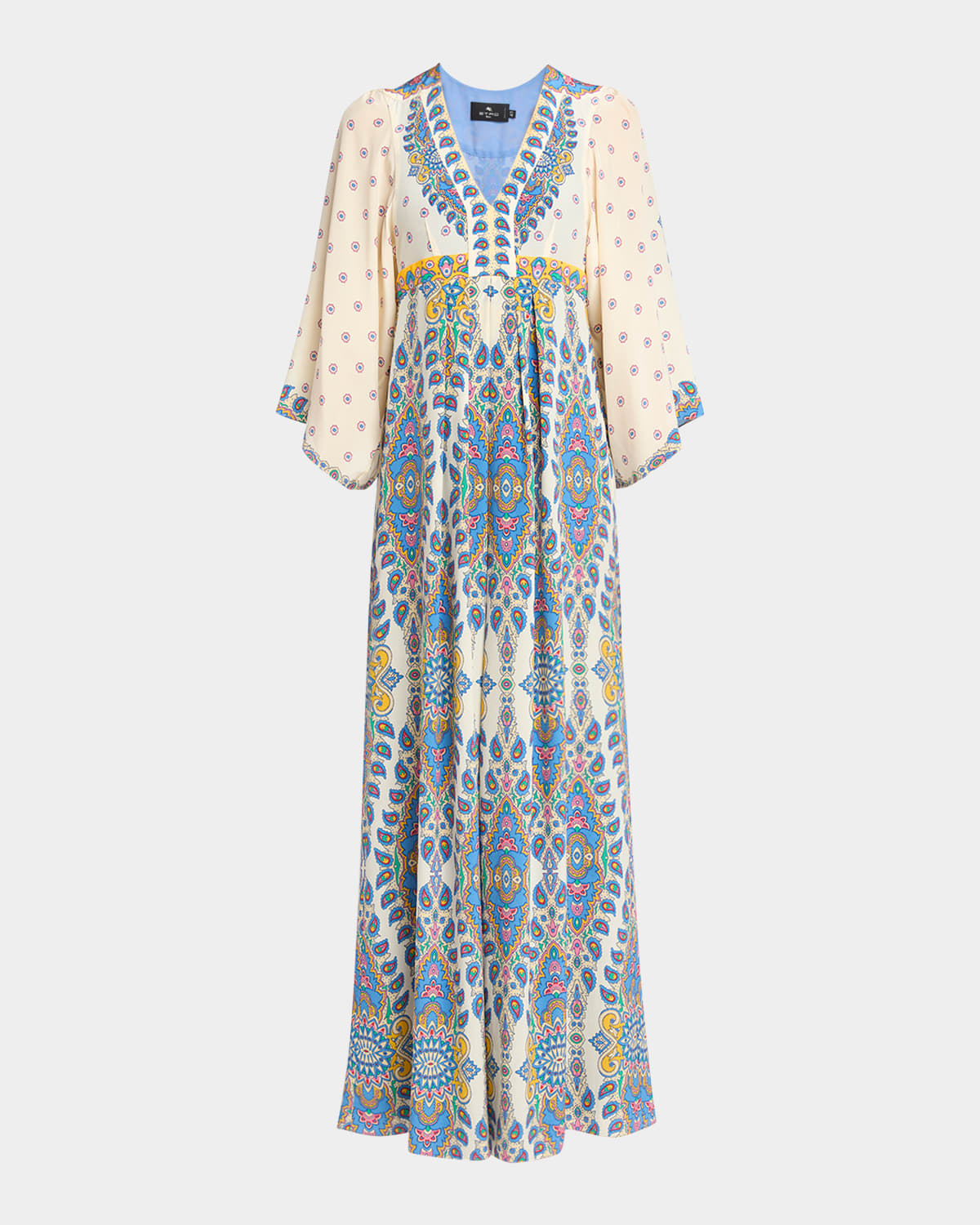 Etro Paisley Silk Maxi Dress
