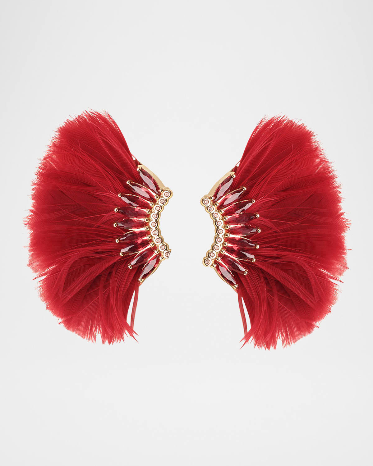 Luxe Mini Madeline Feather Earrings