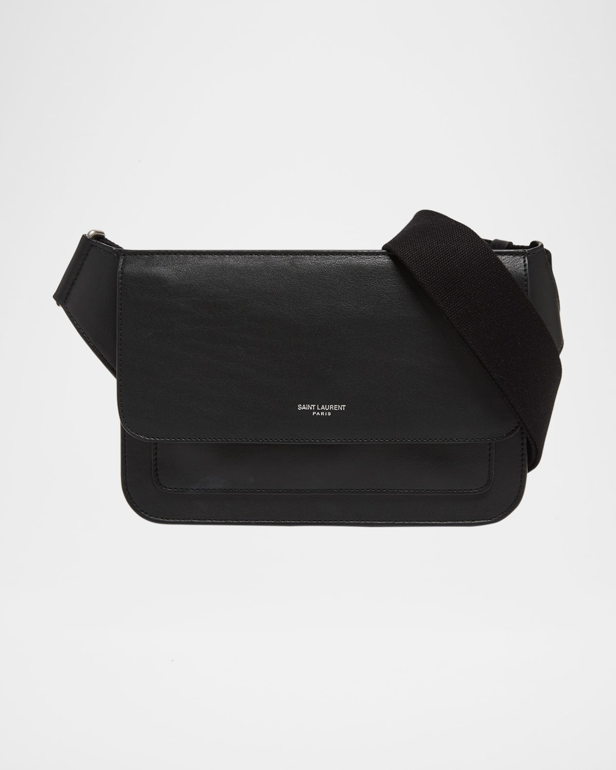 Saint Laurent Men's New Line Leather Belt Bag In Sac Belt Bag New Line