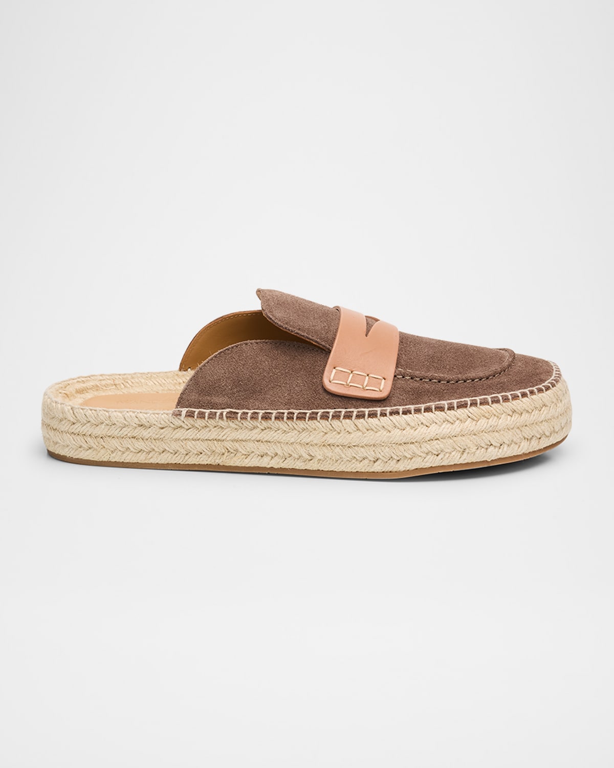 Jw Anderson Men's Suede And Jute Espadrille Loafers