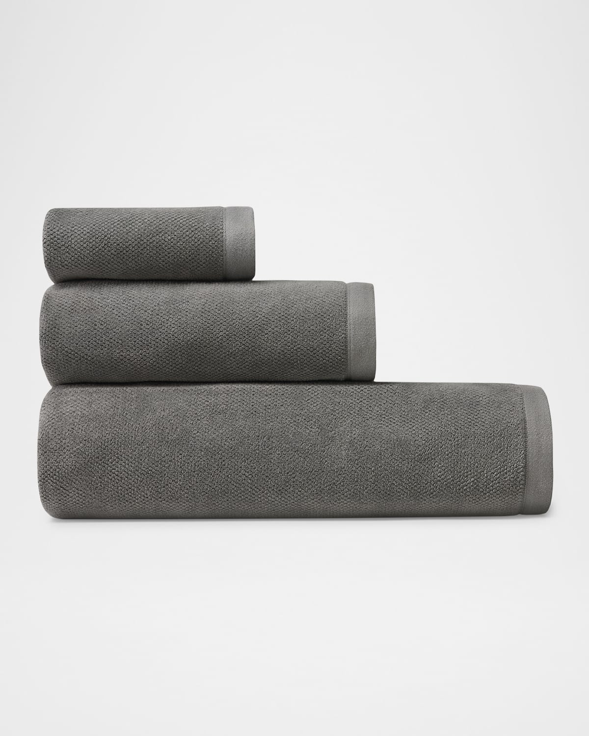 Sferra Canedo Nuovo Washcloth In Charcoal