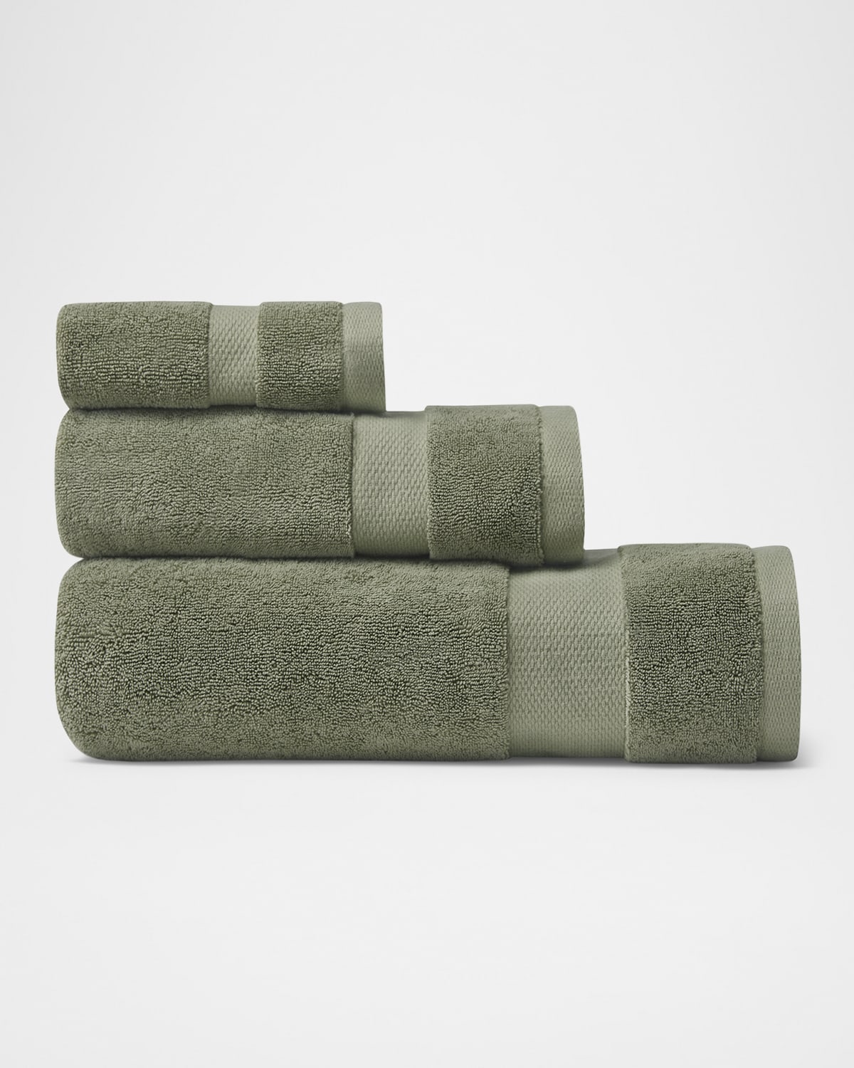 Sferra Bello Nuovo Combed Cotton Hand Towel In Willow