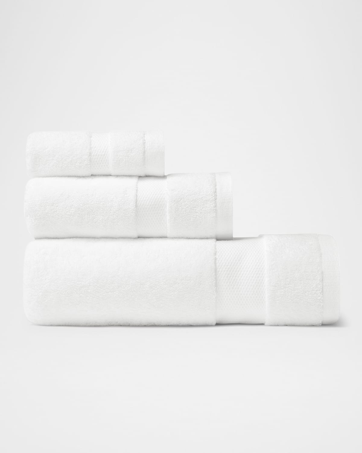 Sferra Bello Cotton Washcloth In White