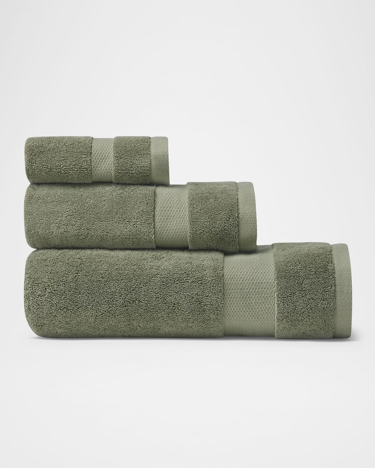 Sferra Bello Cotton Washcloth In Willow
