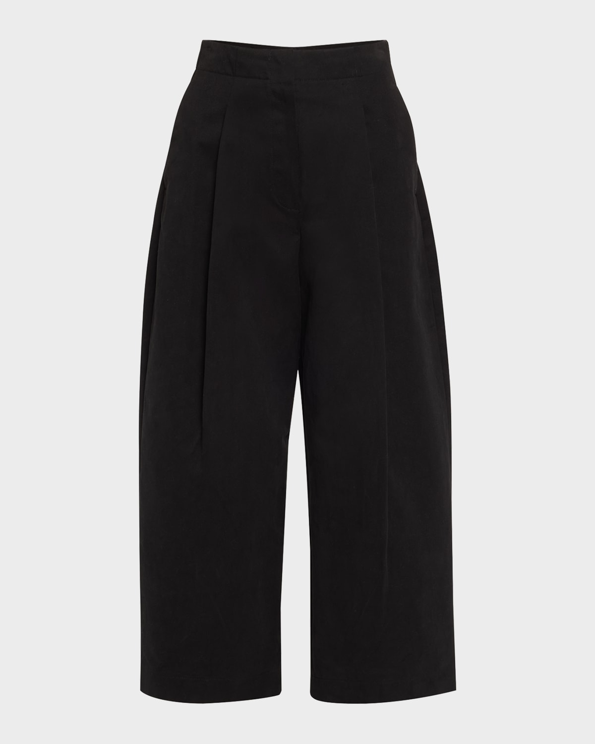 Studio Nicholson Deep Pleat Volume Ankle Pants In Multi
