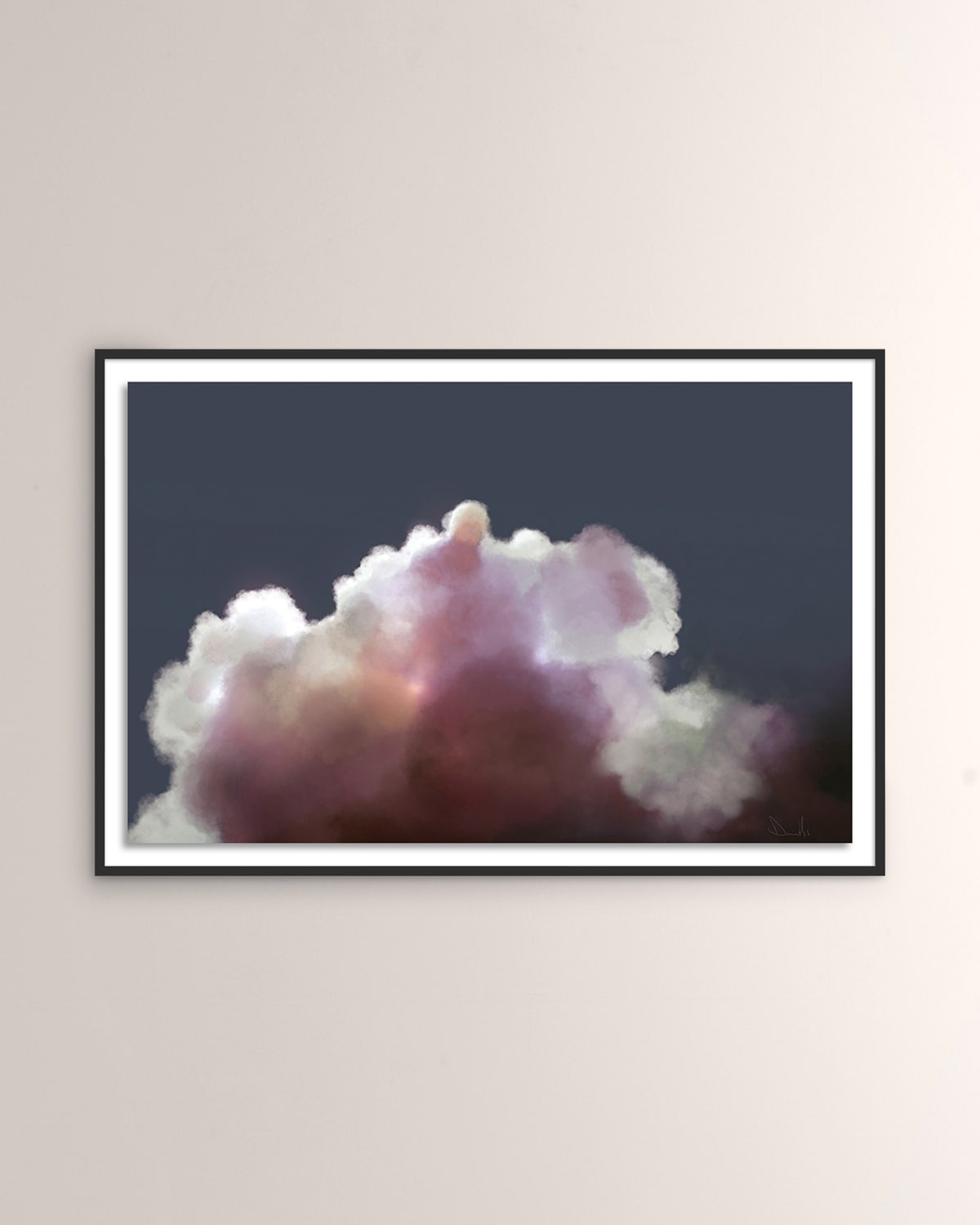 Four Hands "Clouds" Framed Photographic Print by Dan Hobday