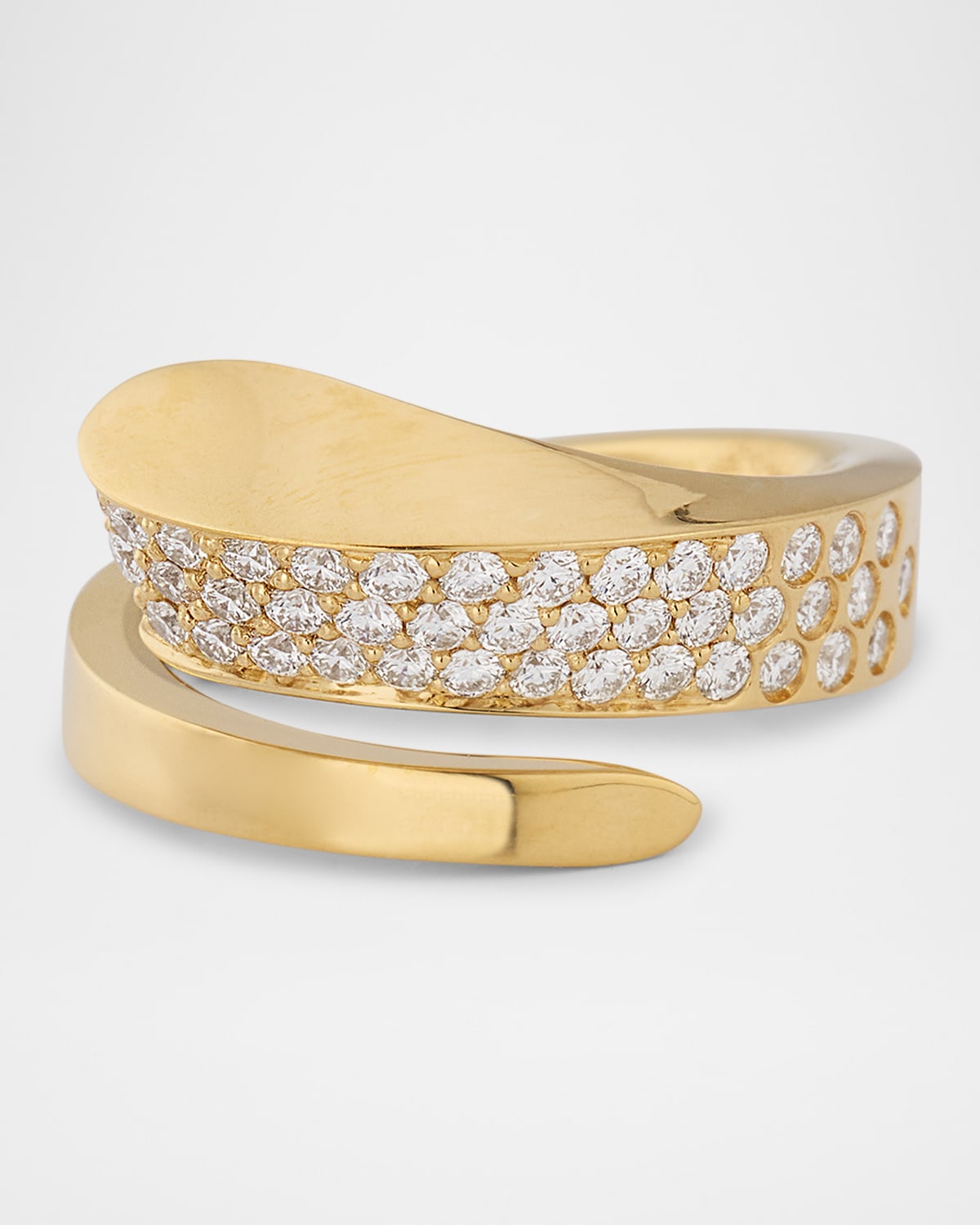 18K Yellow Gold Crivelli Diamond Ring