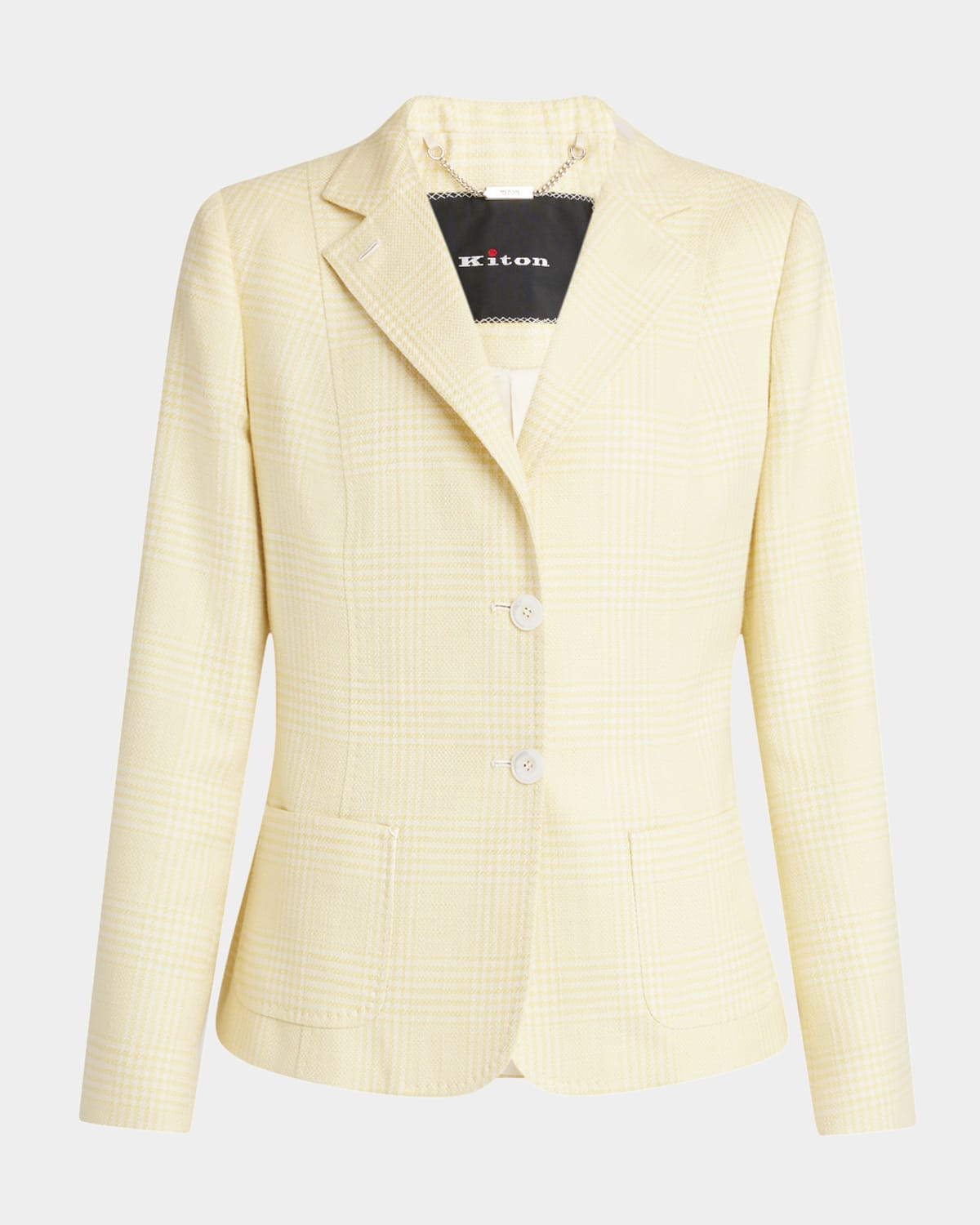 Check Single-Breasted Jacket