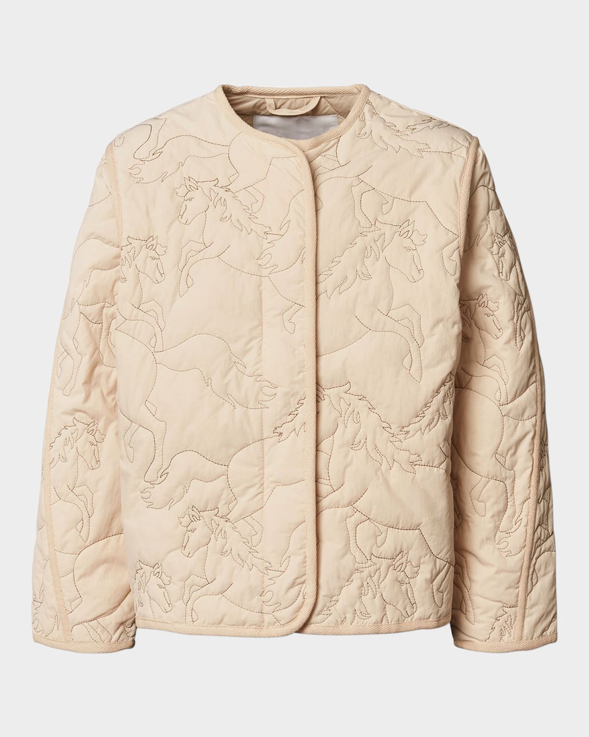 MOLO GIRL'S HOLLEY QUILTED HORSE JACKET 