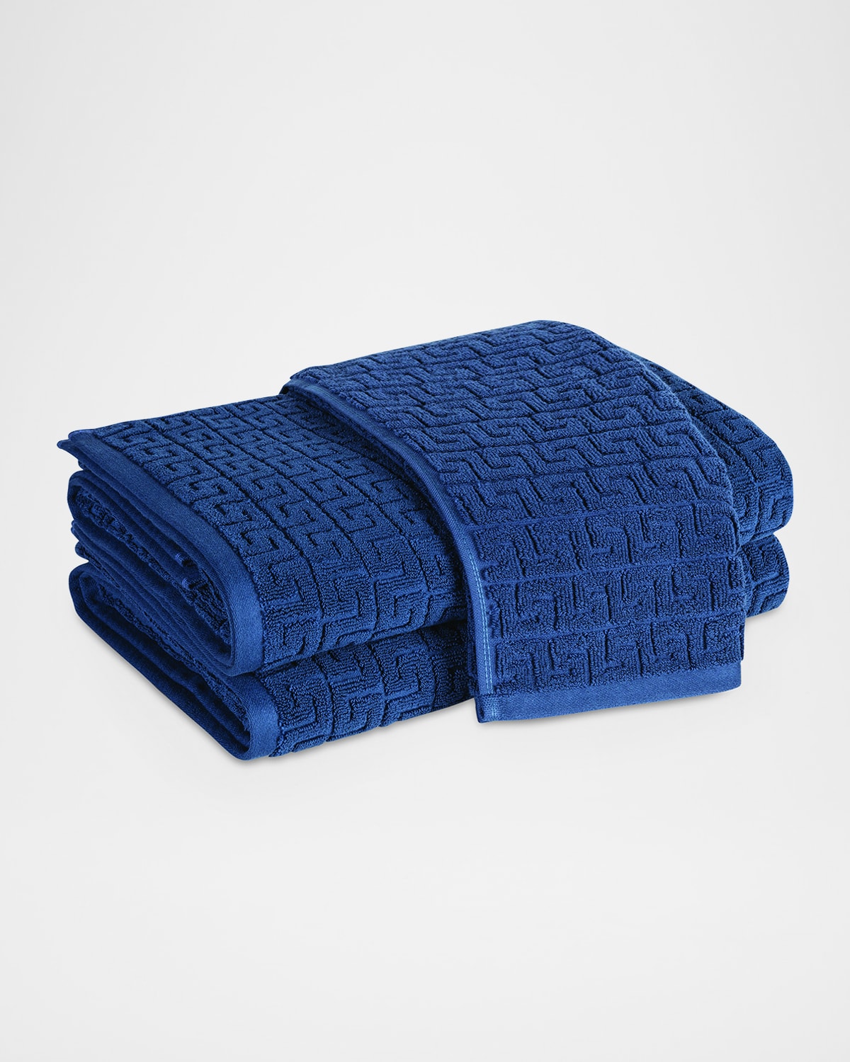 Matouk Athena Bath Sheet In Navy