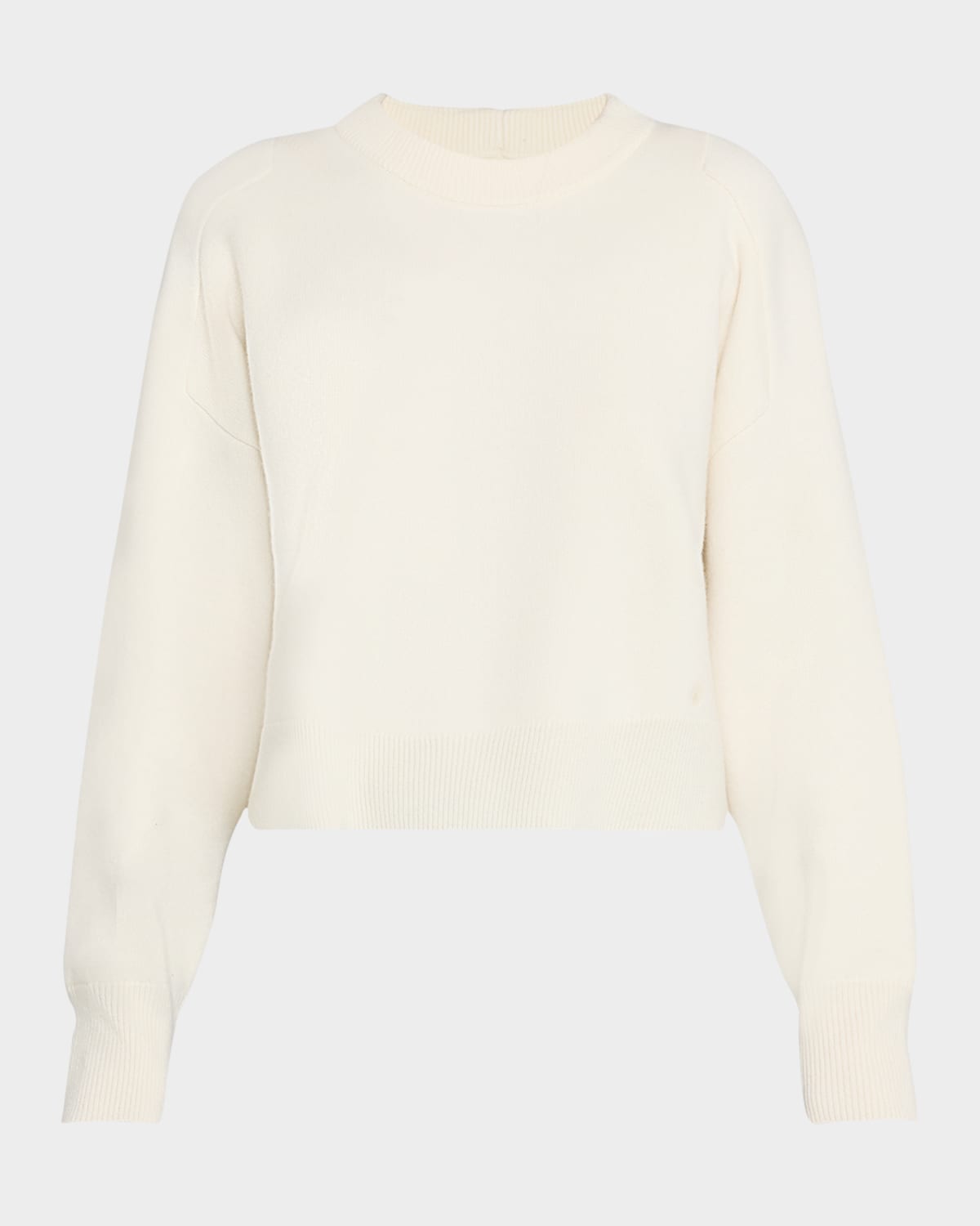 Loulou Studio Off-white Bruzzi Sweater In Ivory