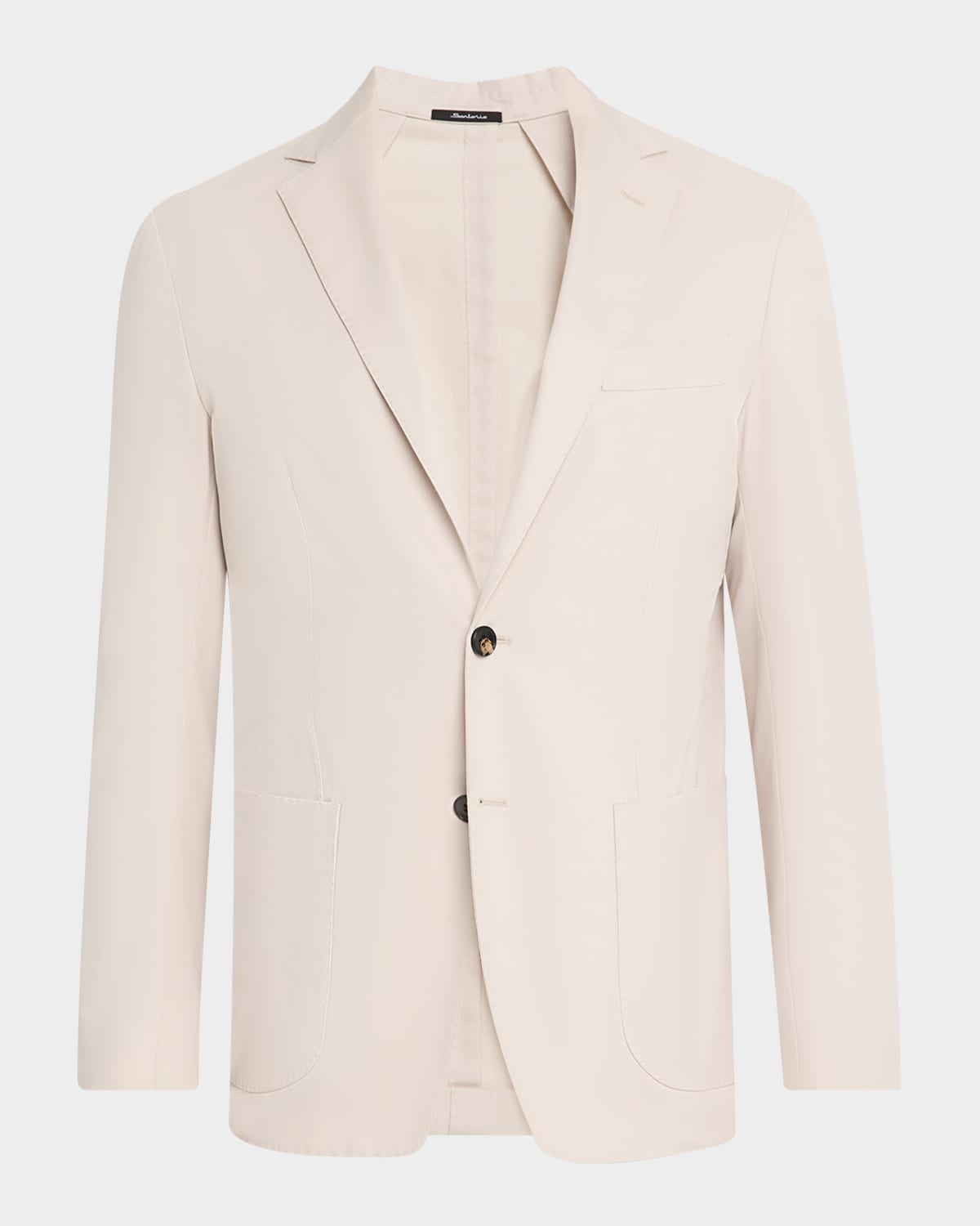 Men's Cotton-Stretch Single-Breasted Sport Coat
