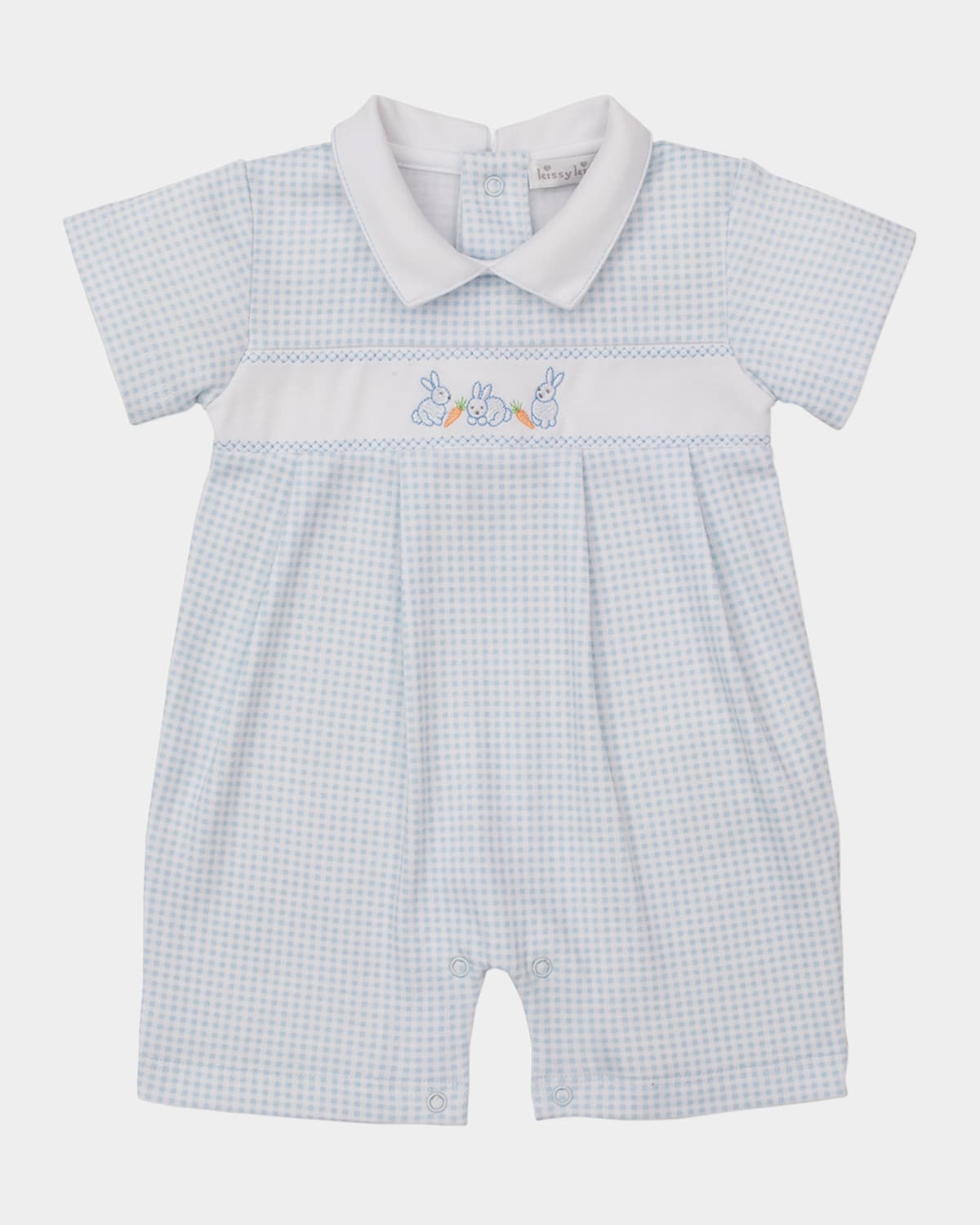 Kissy Kissy Boy's Baby Bunny Patch Playsuit In Lb